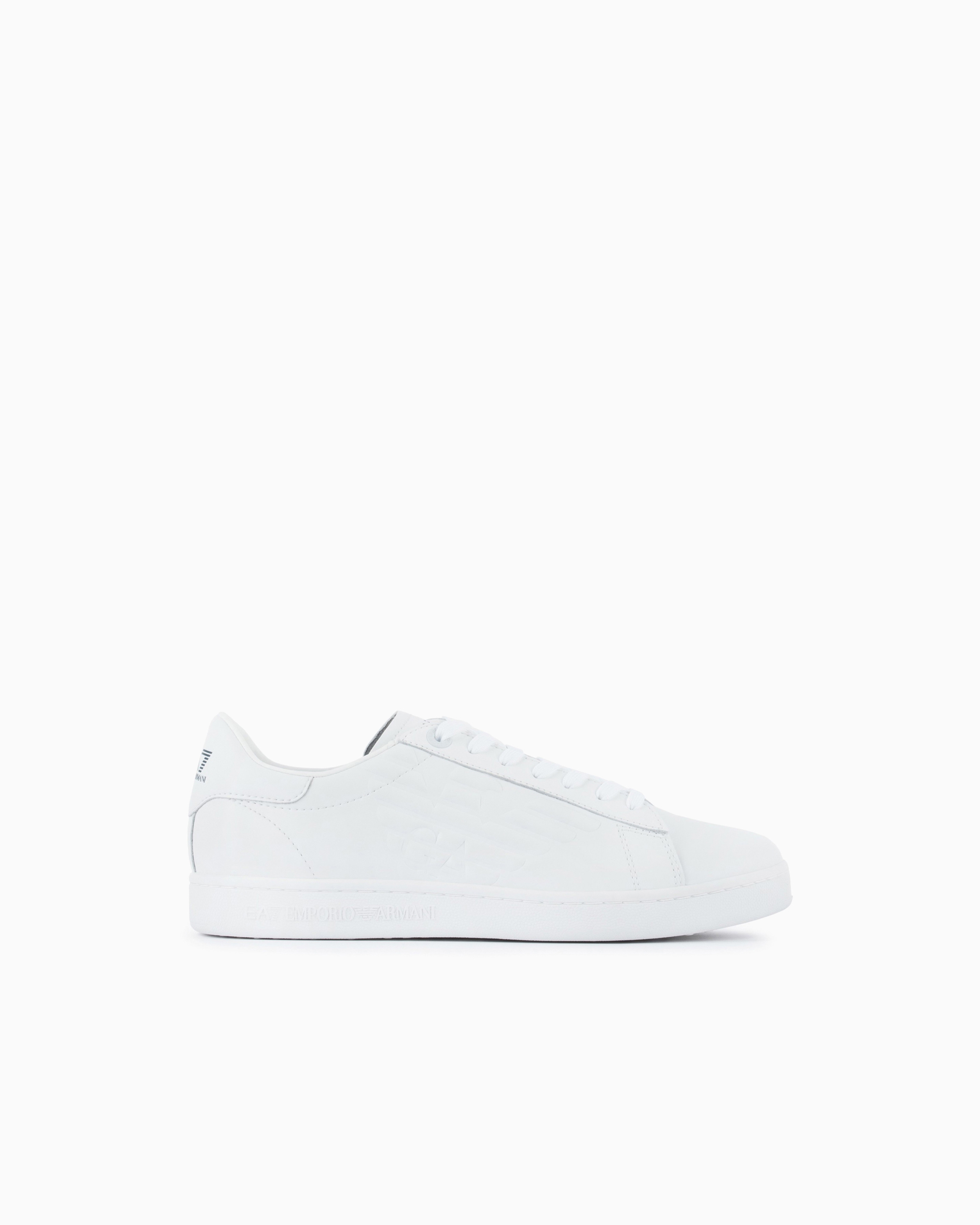 Ea7 Unisex White Classic Cc Sneakers