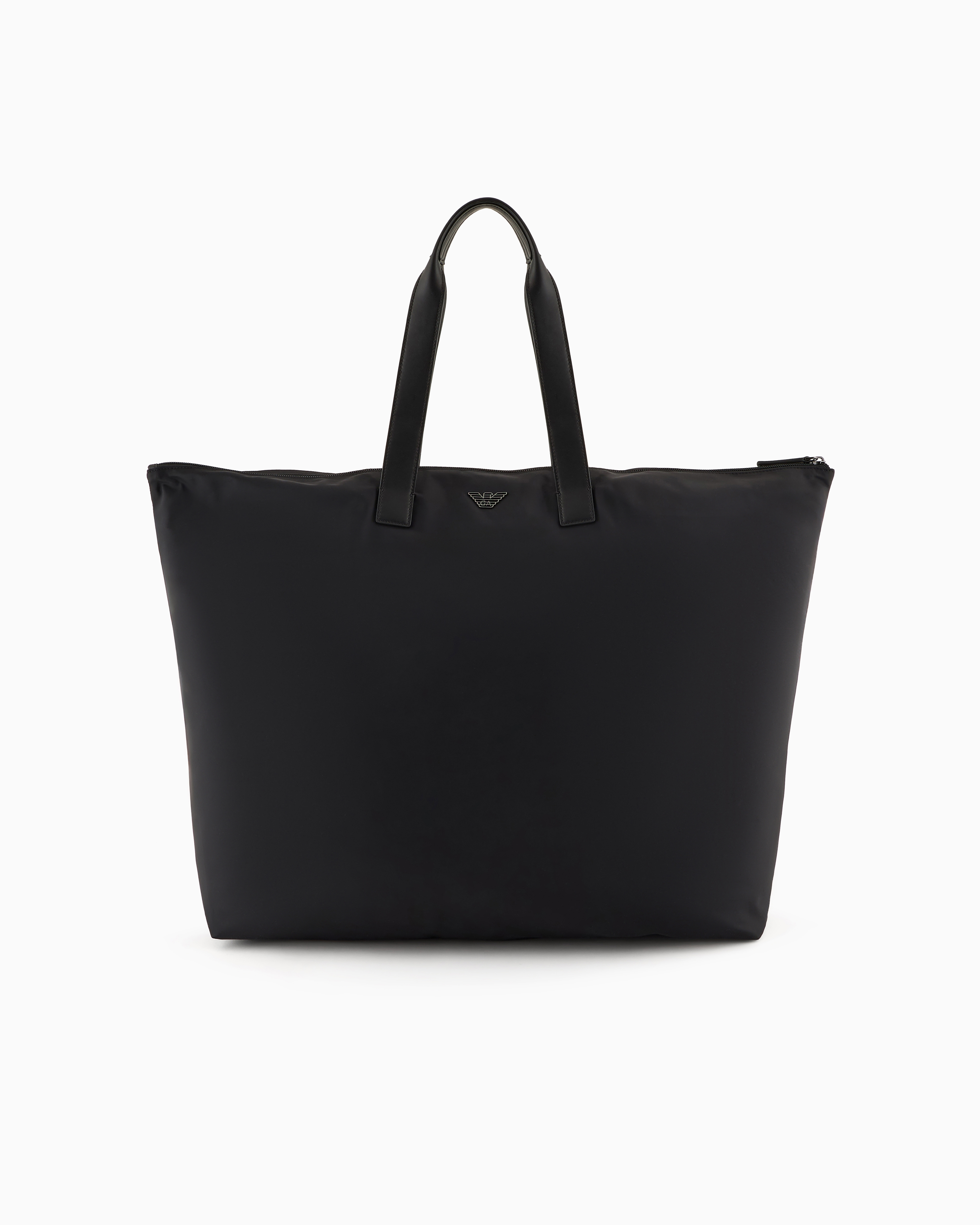 Emporio Armani Shopper Grande In Nylon Riciclato Asv