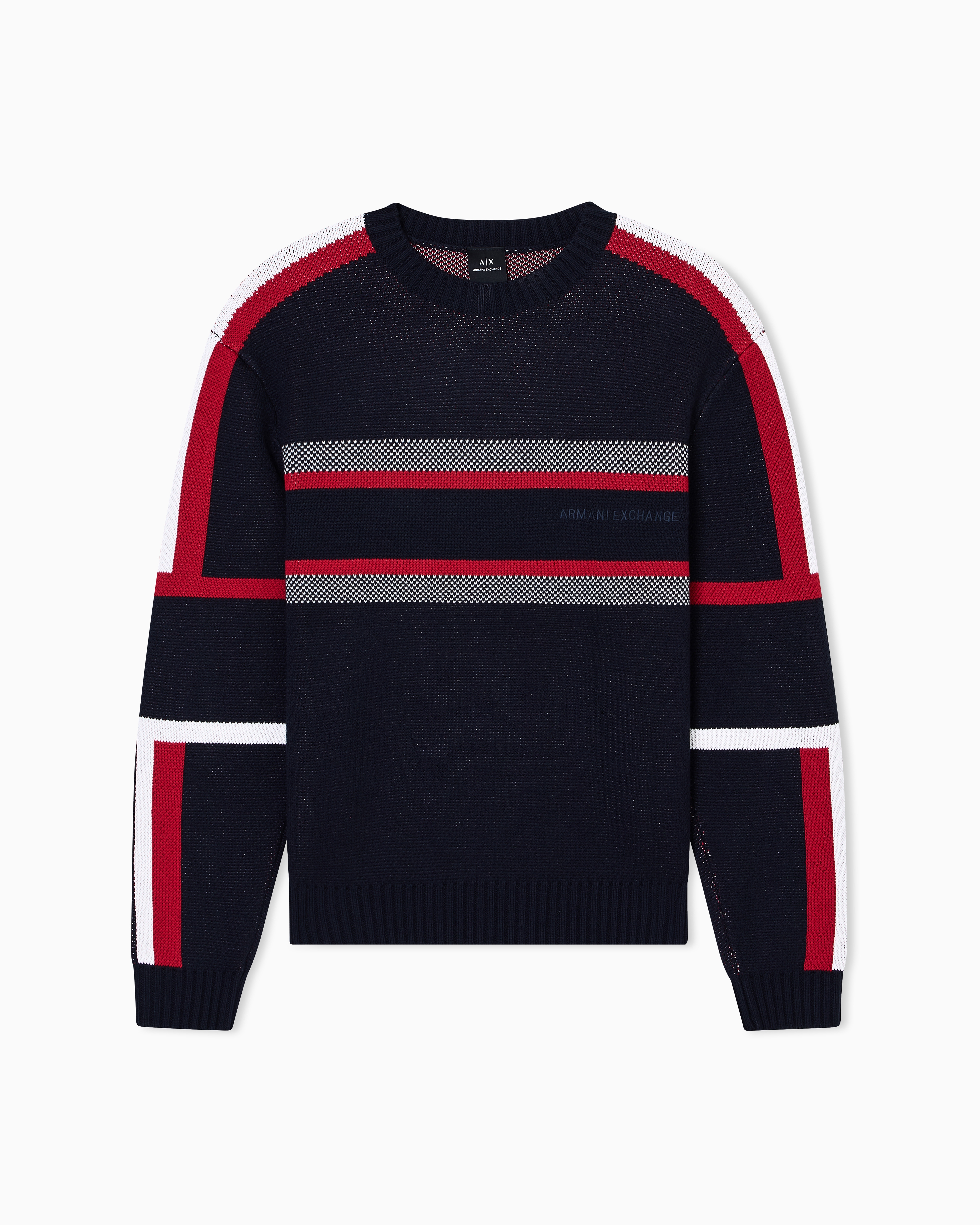 Armani Exchange - Jumpers, Man, Blue, Size: