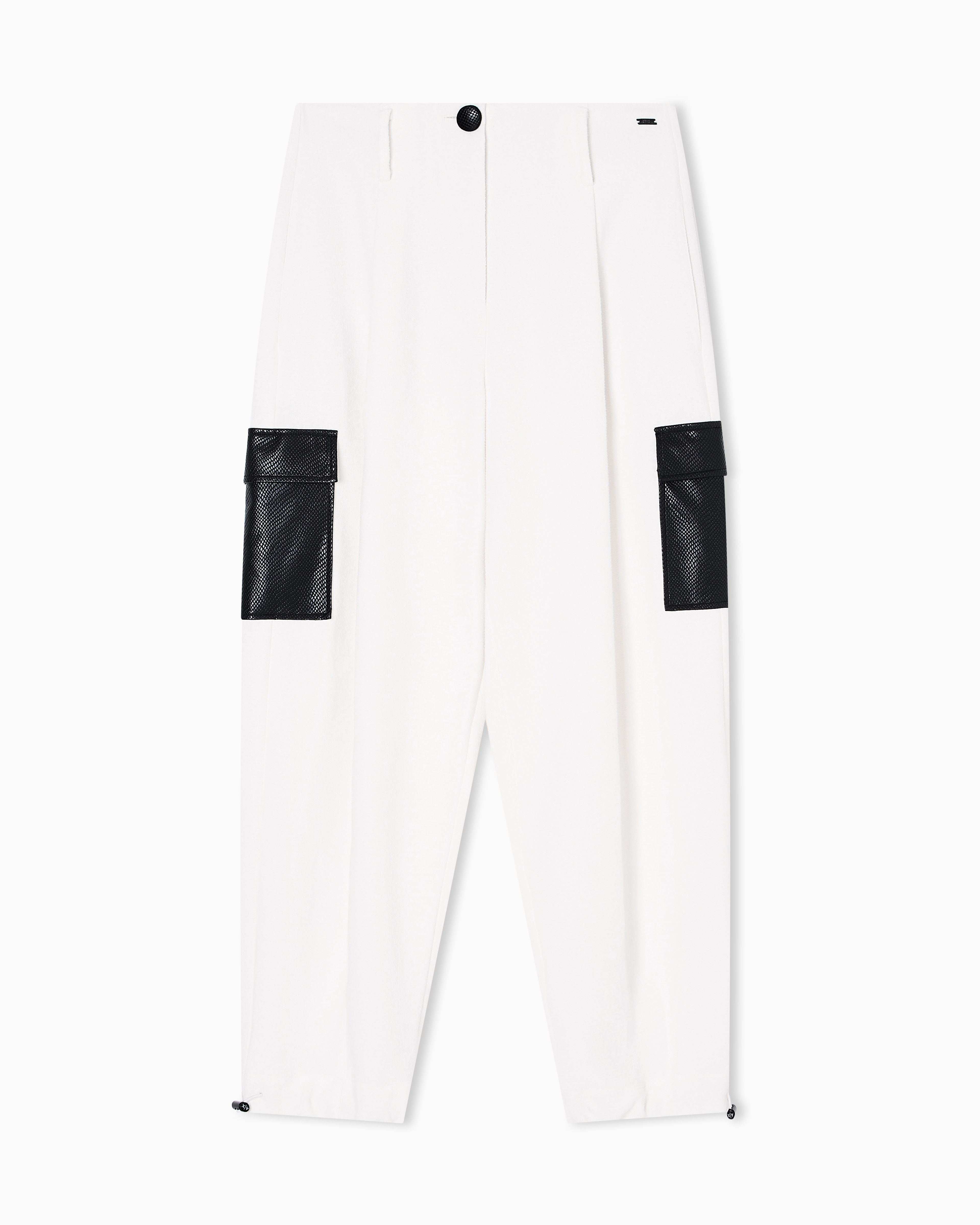 Contrast Patch Cargo Pants