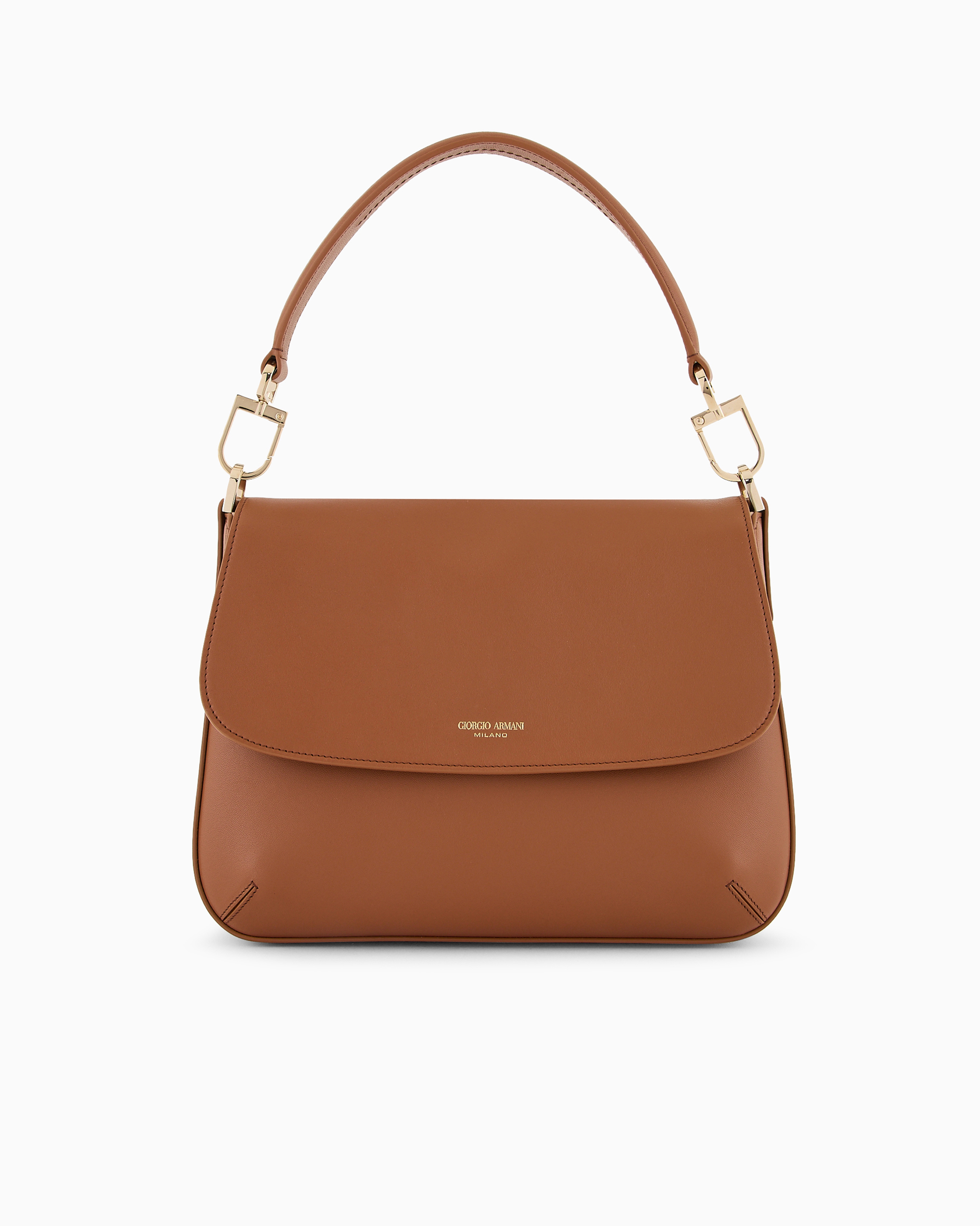 ✨希少✨ Giorgio Armani レザー ビジネスバッグ ブラウン Armani - アルマーニ／GIORGIO ARMANI バッグ セカンドバッグ クラッチ