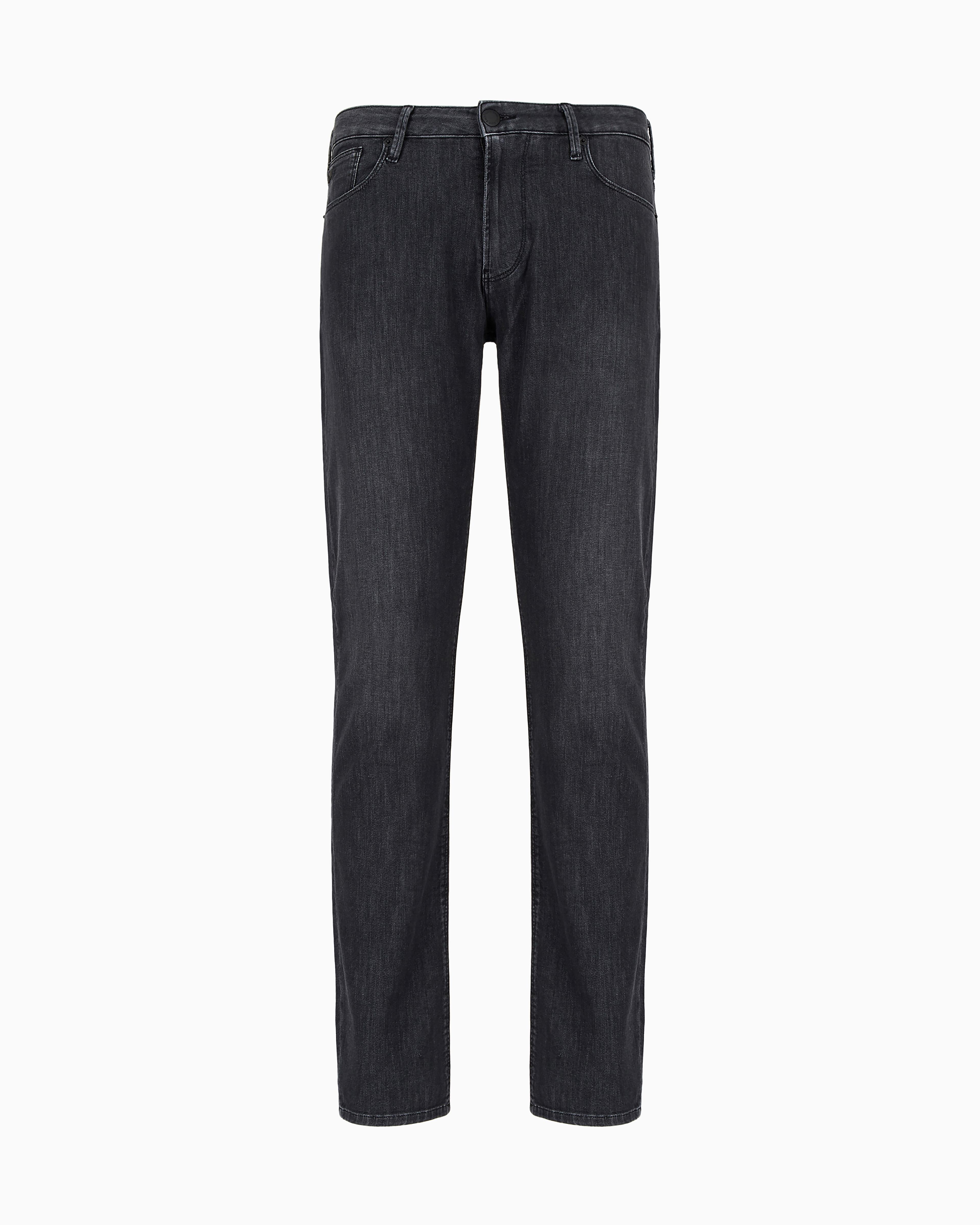 J06 Worn-effect wash, slim-fit, 8 oz denim jeans | Emporio Armani