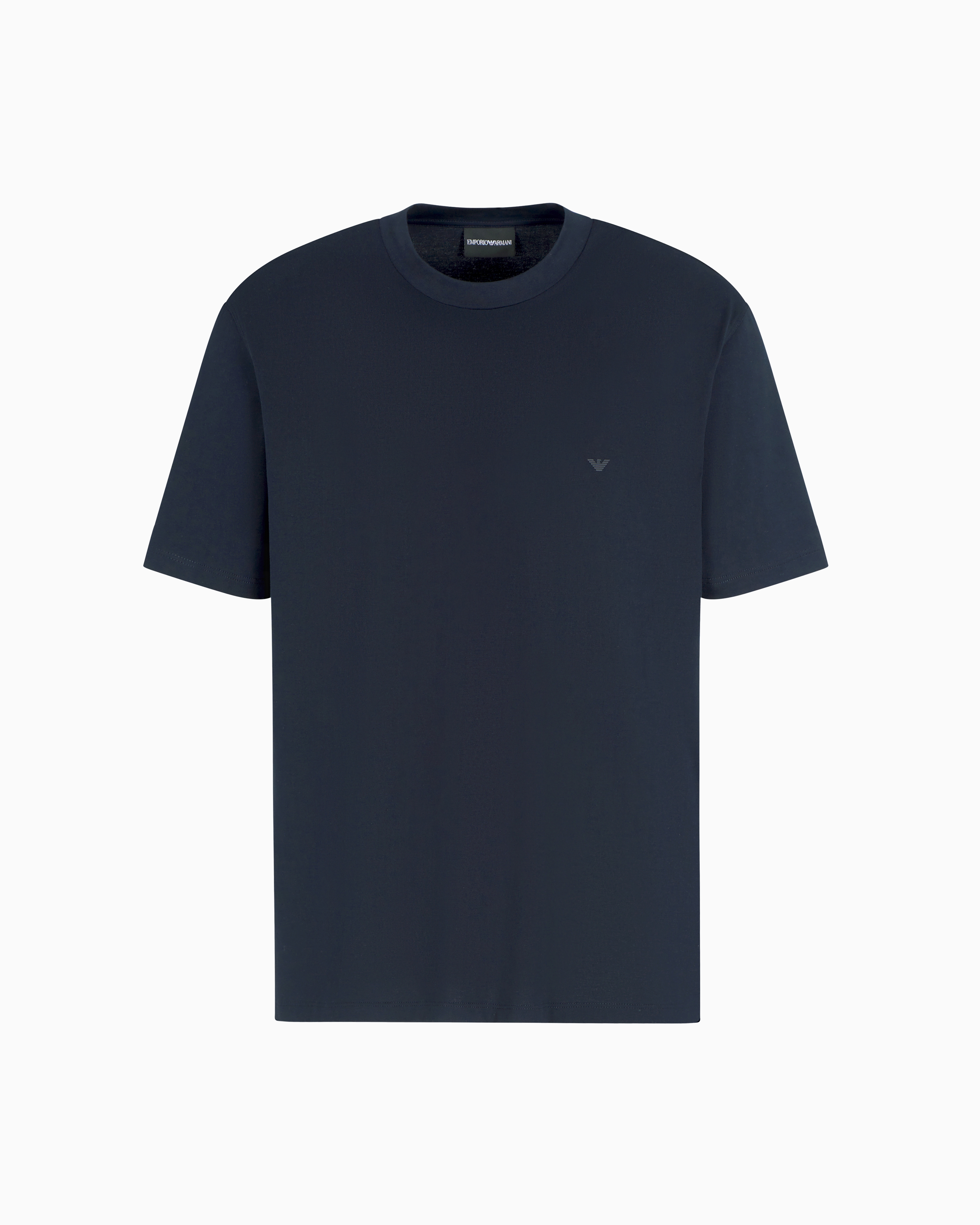 Emporio Armani - ASV Travel Essentials jersey T-shirt, Man, Navy Blue, Size: