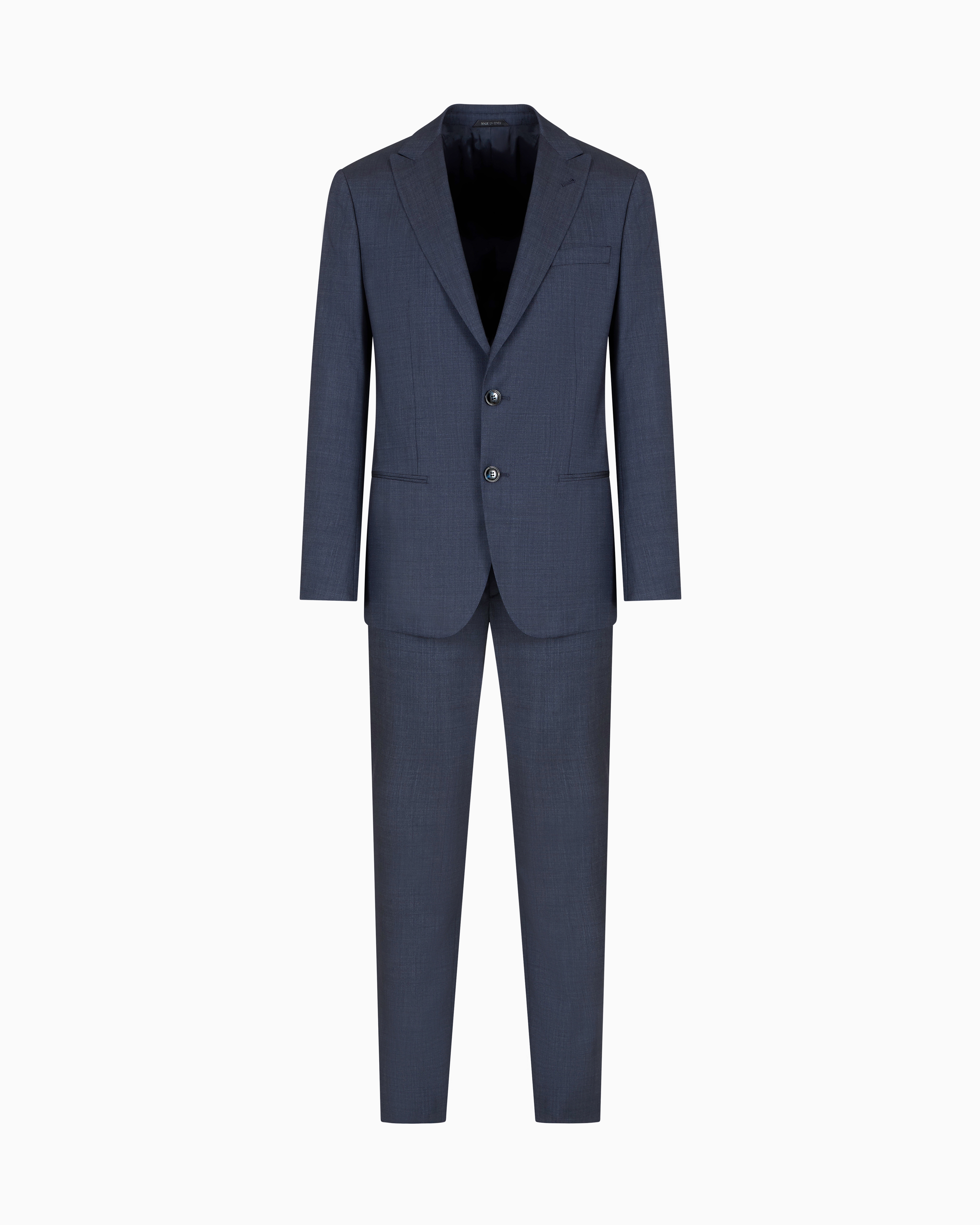 Giorgio Armani グレー ダブルブレストスーツ ヘリテージライン ダブルブレストスーツ バージンウール