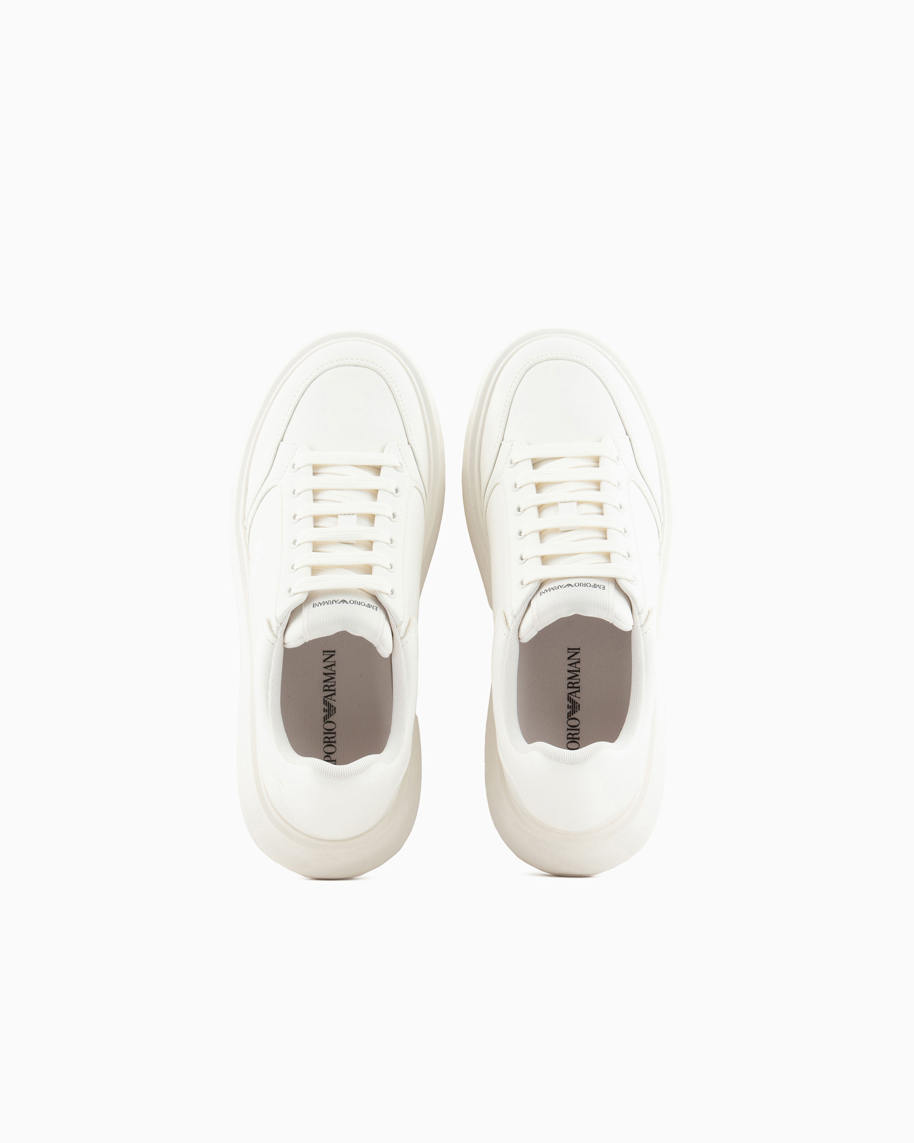 EMPORIO ARMANI DIAMNONDS *新品未使用* ASV recycled nylon sneakers with regenerated Saffiano