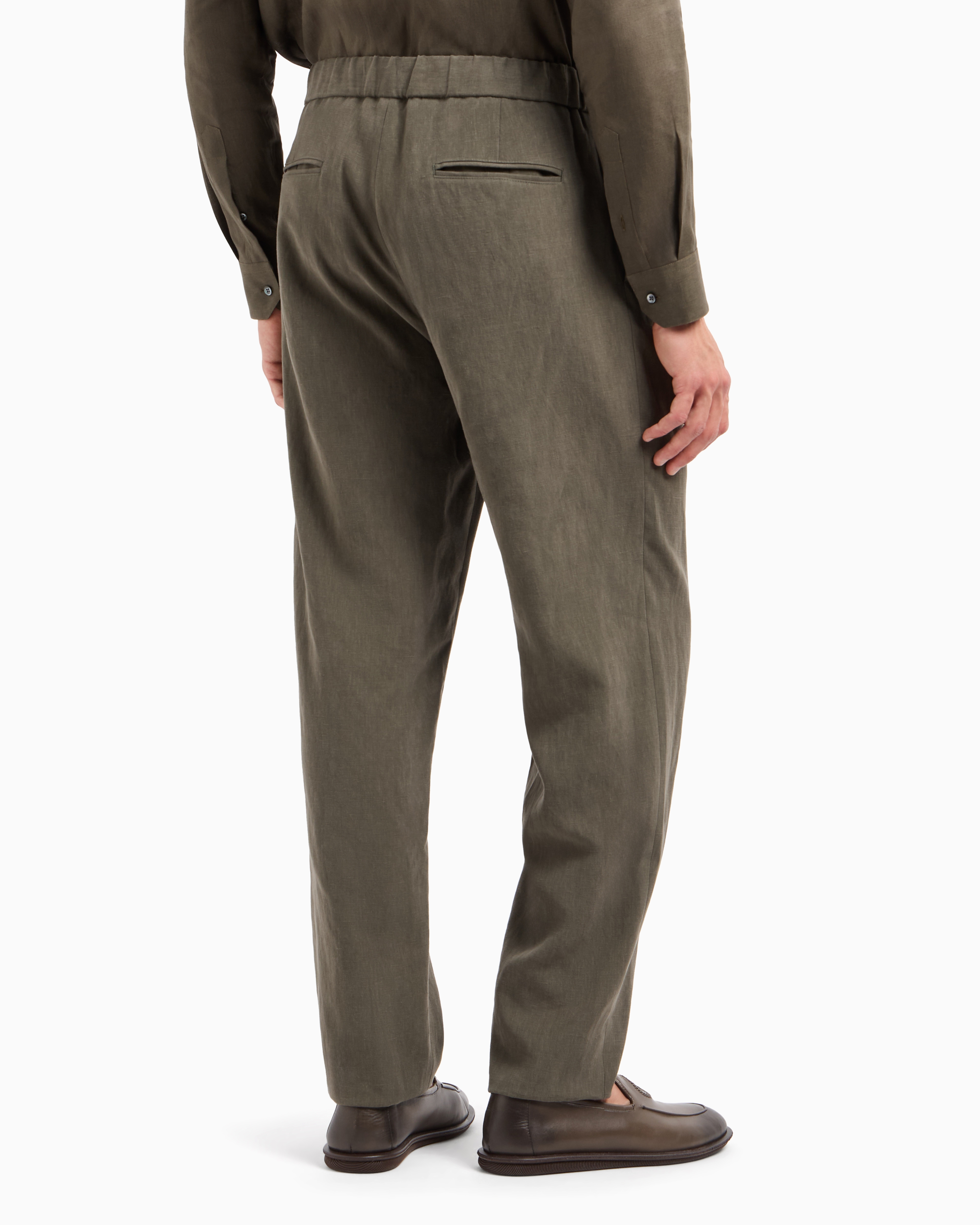 00s Armani イタリア製 リップストップ センタープレス