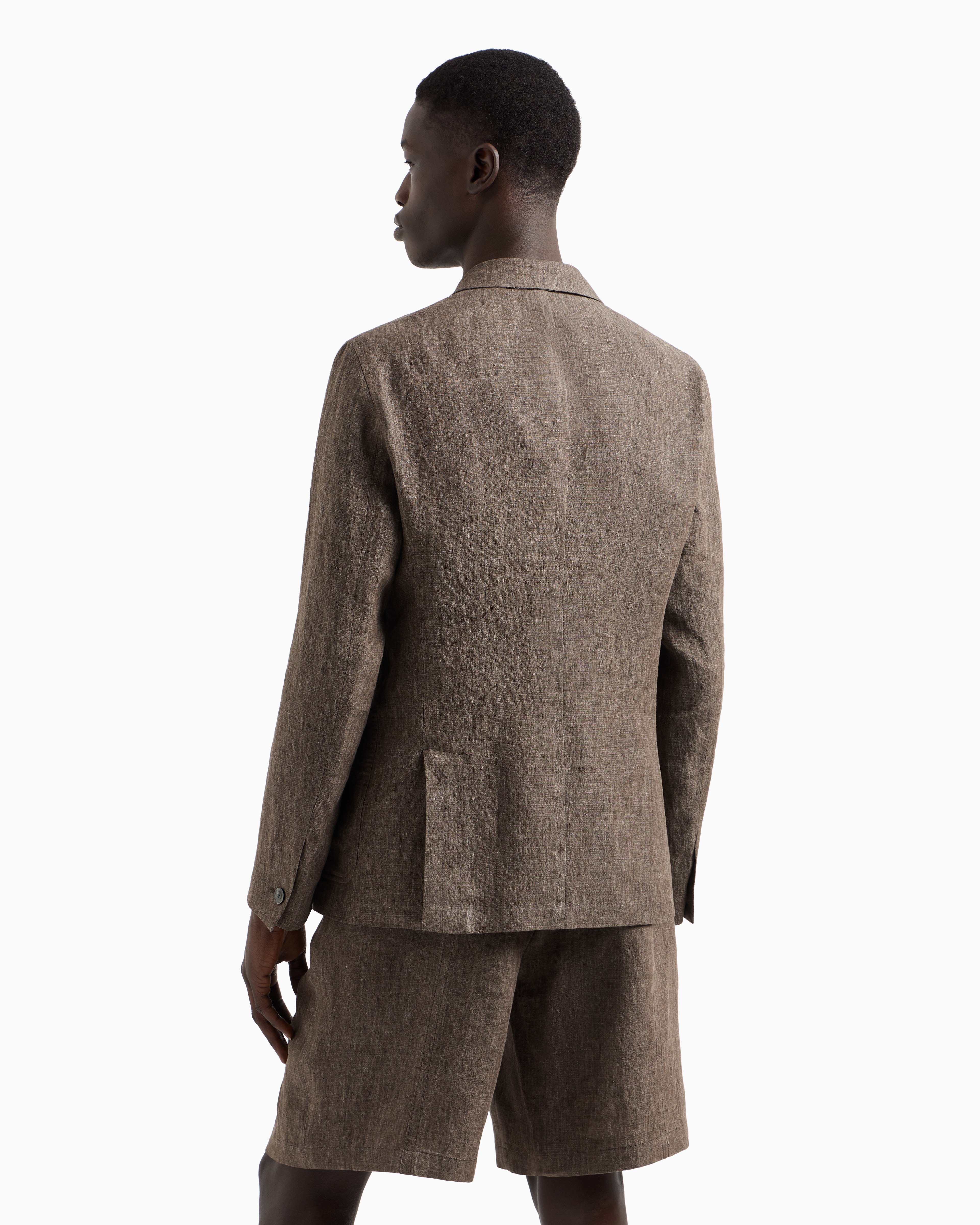 Emporio armani 13aw pleats jacket アーカイブ Emporio Armani double fabric jacket with drawstring for