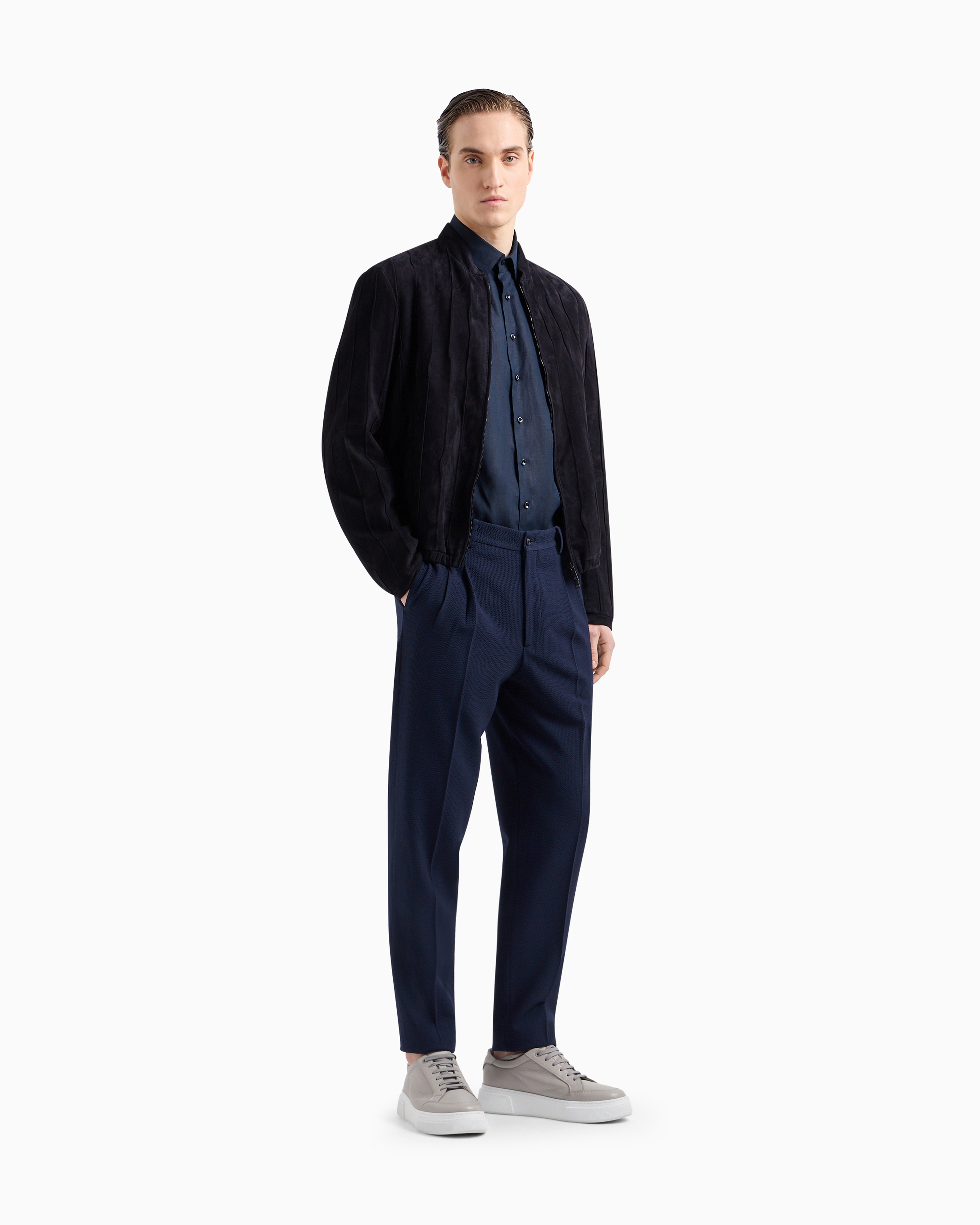 美品 GIORGIO ARMANI セットアップスーツ 比翼サイズ40*XC14 オンラインストア限定】 ARMANI EXCHANGE (アルマーニ