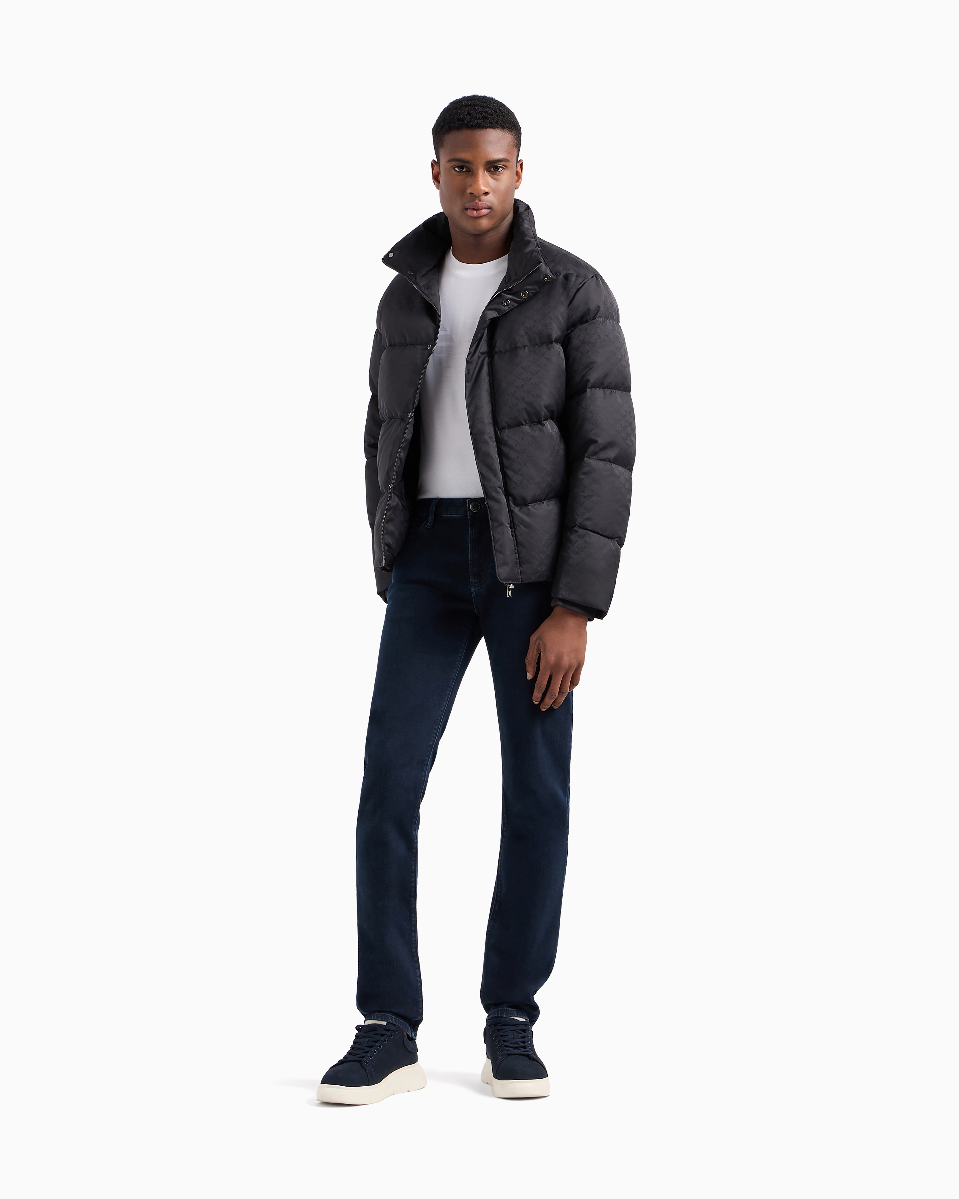 Emporio Armani - J06 Slim-fit, washed, 10.5 oz comfort-denim jeans, Man, Blue, Size: