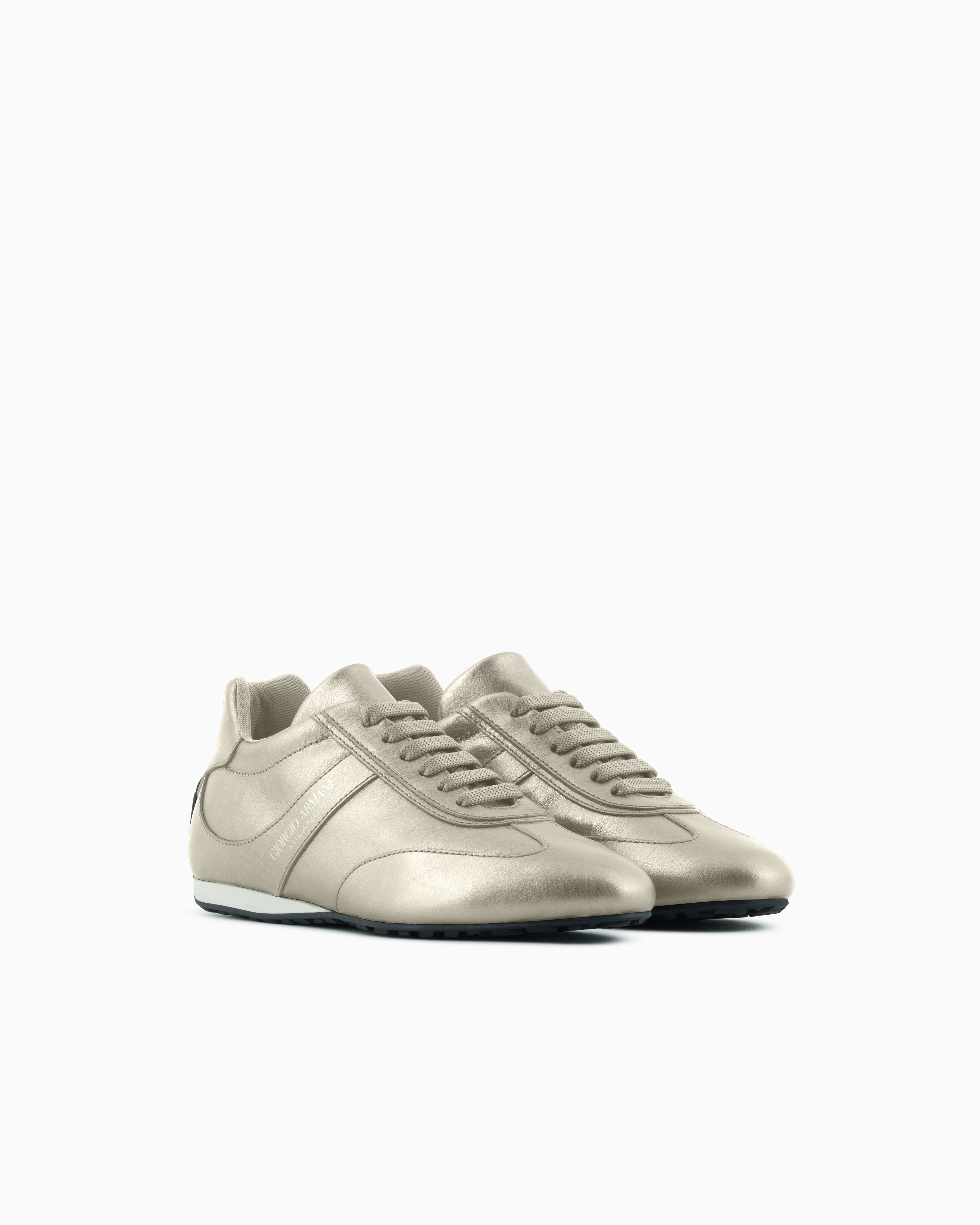 Giorgio Armani 　スニーカー　サイズ6　美品 ARMANI』 / アルマーニ 黒 ブラック 厚底 オーバーサイズソール