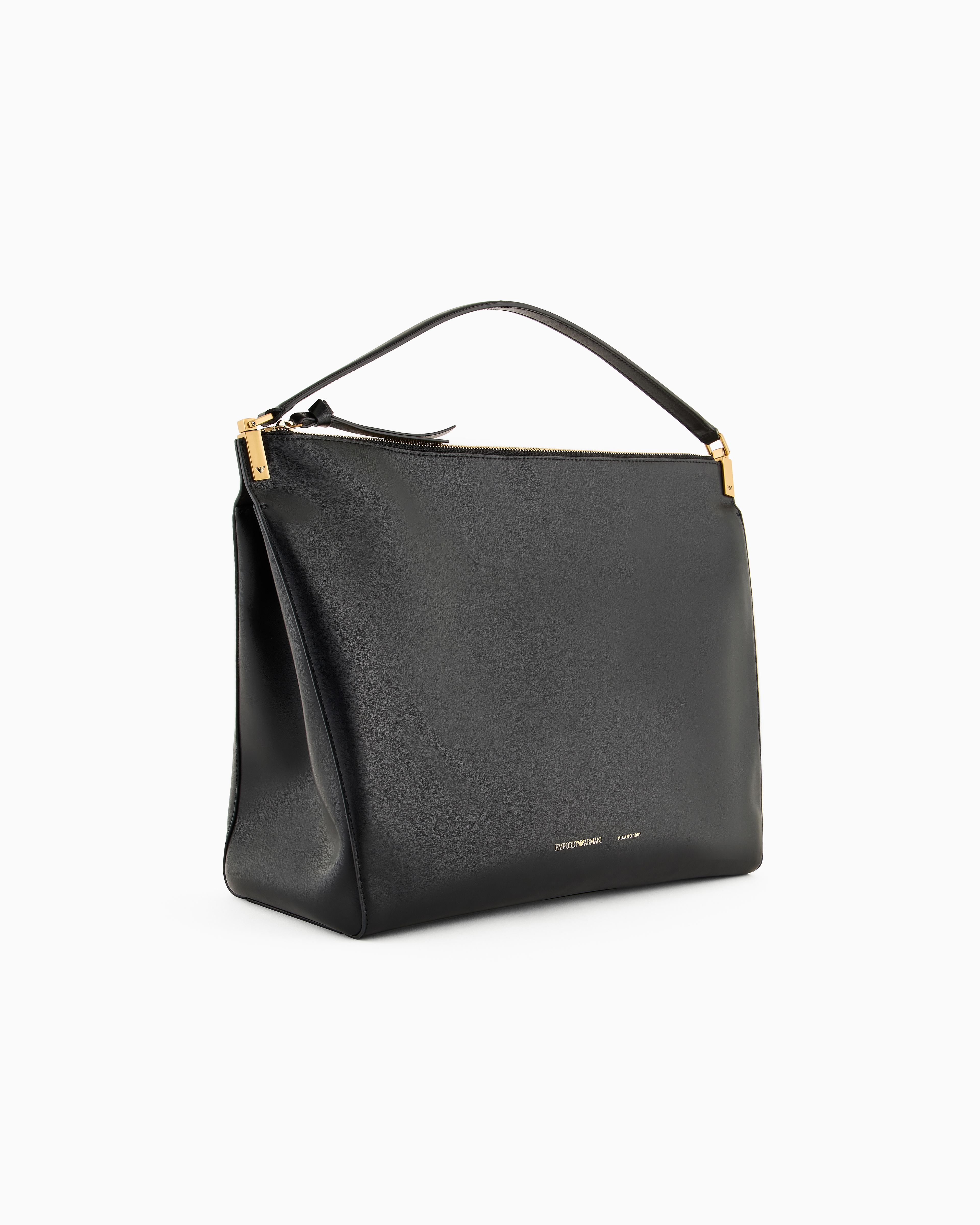 ハンドバッグ スムースレザー ラージ | Emporio Armani