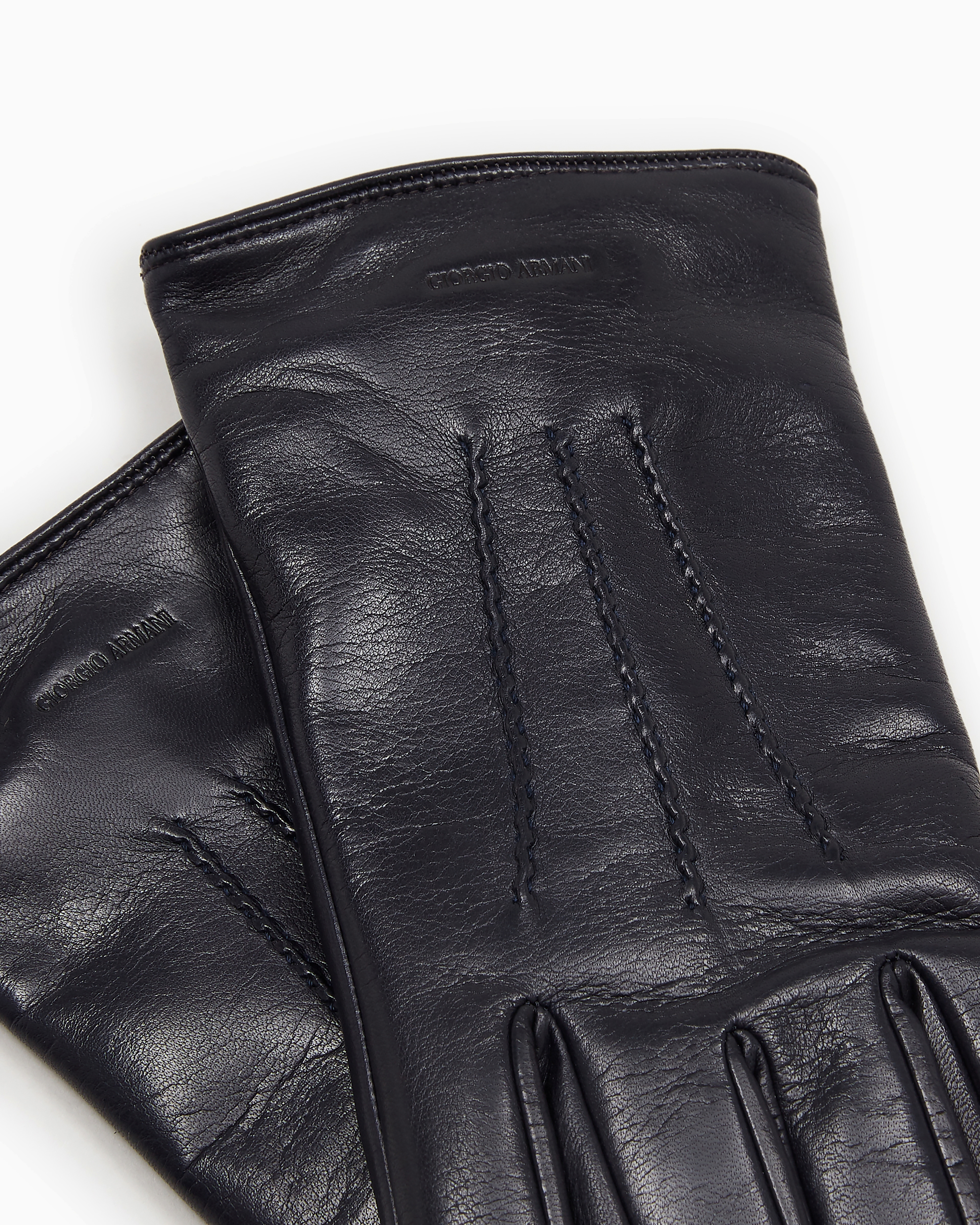 Nappa leather gloves | Giorgio Armani