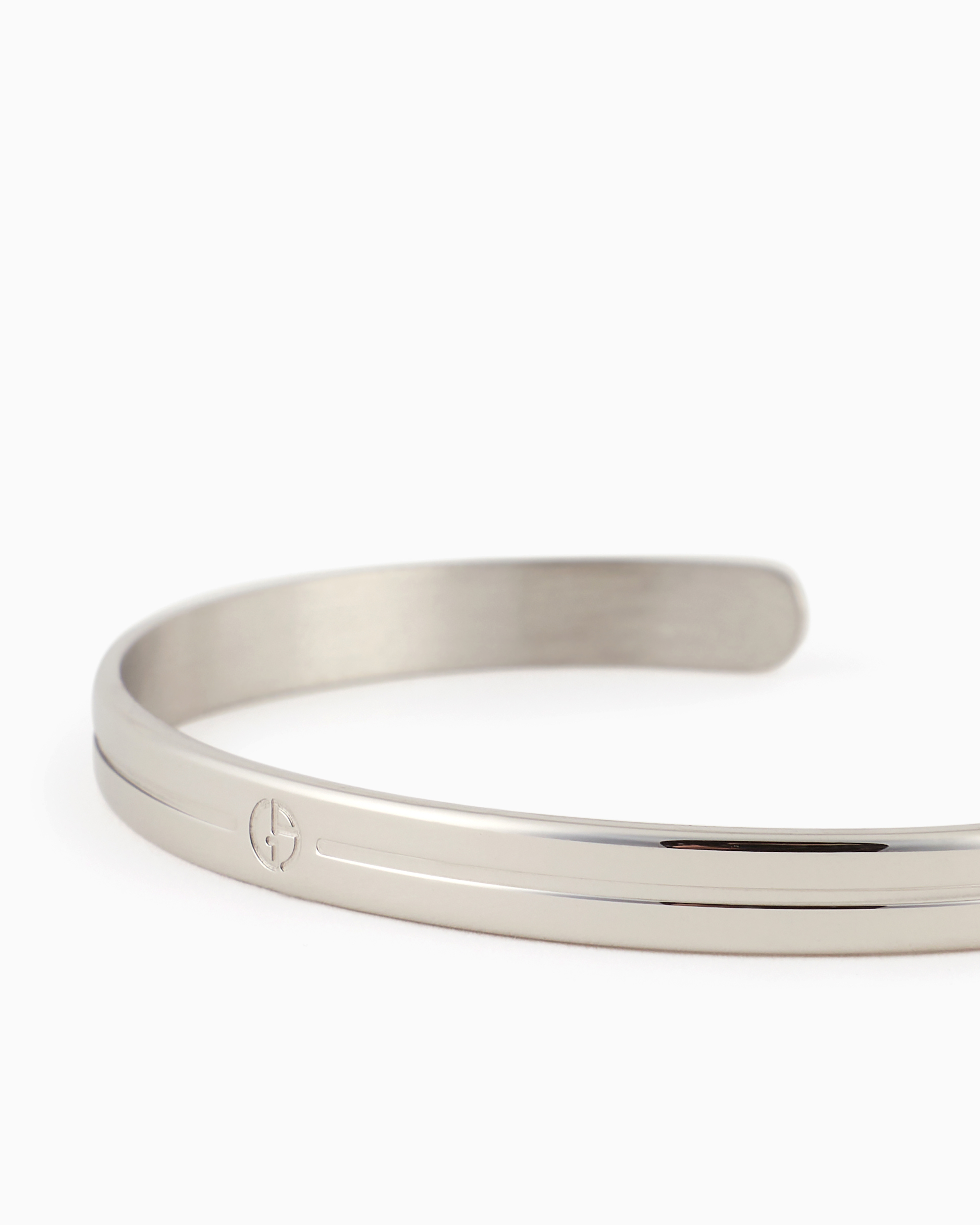 Silver bangle | Giorgio Armani