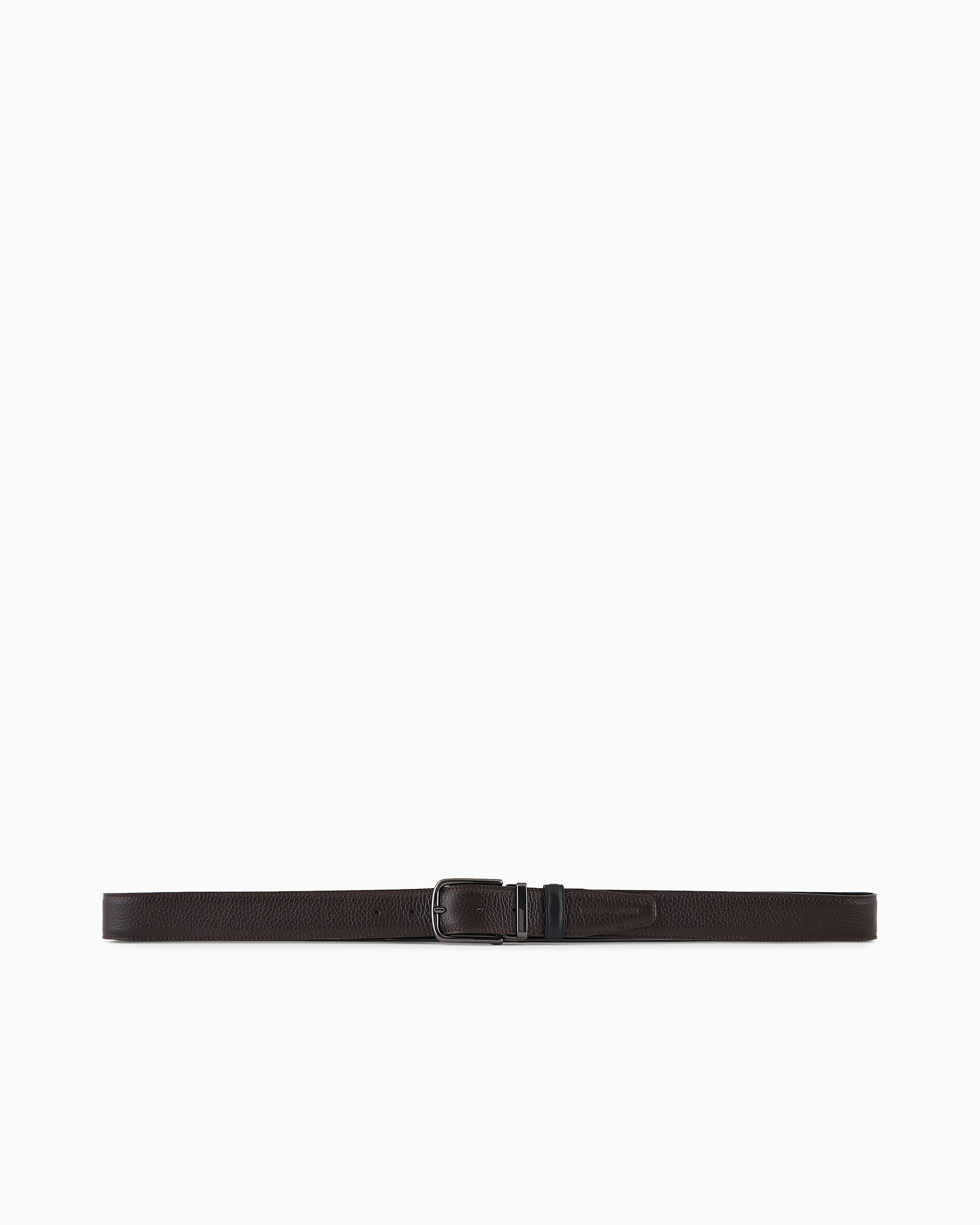 EMPORIO ARMANI ラインストーン イタリア製 レザーベルト エンポリオ アルマーニ EMPORIO ARMANI ベルト 幅3.5cm メンズ