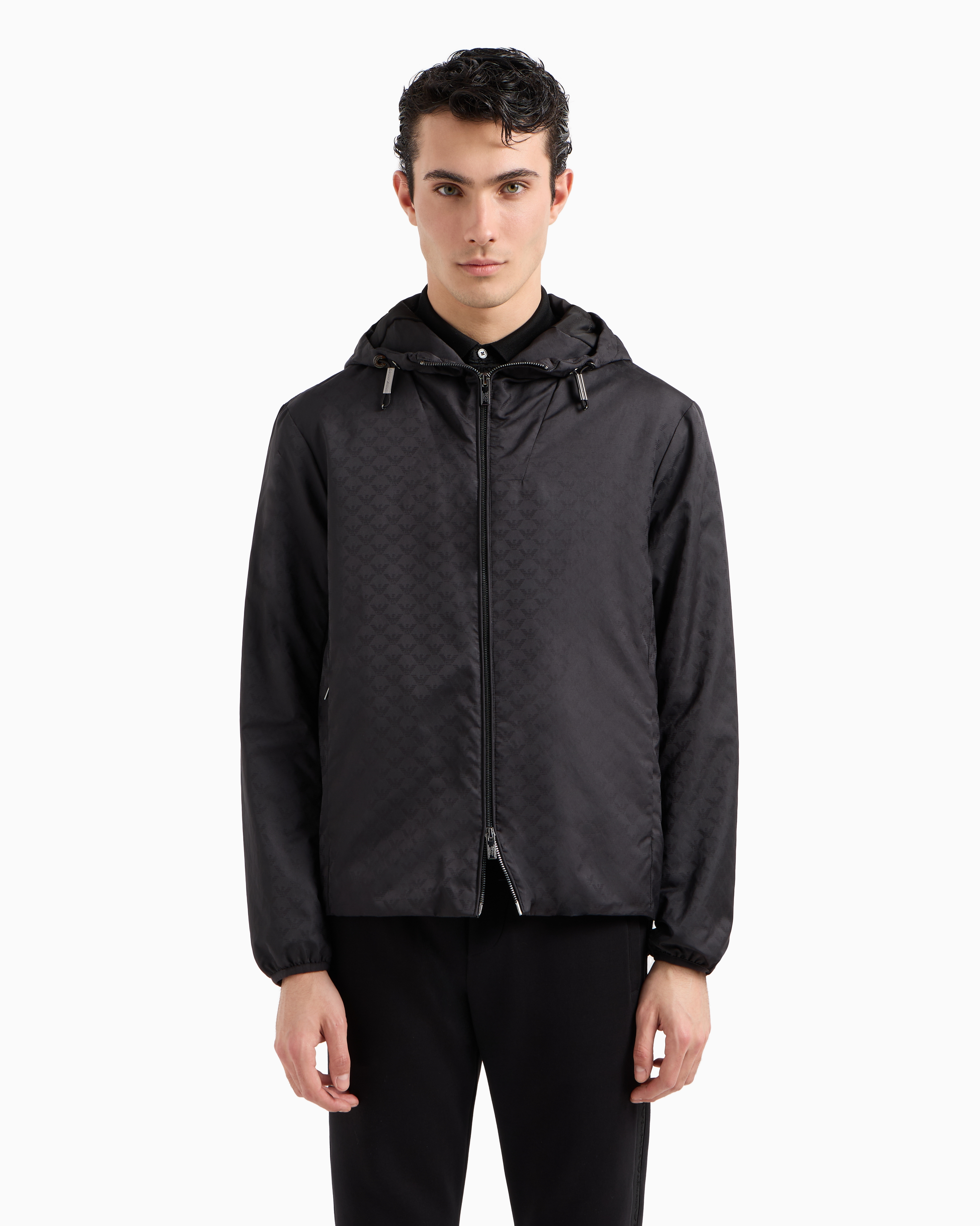 ジャケット・アウター EMPORIO ARMANI - velor check coat Sport Coats For Men Emporio Armani Icon George Line Single