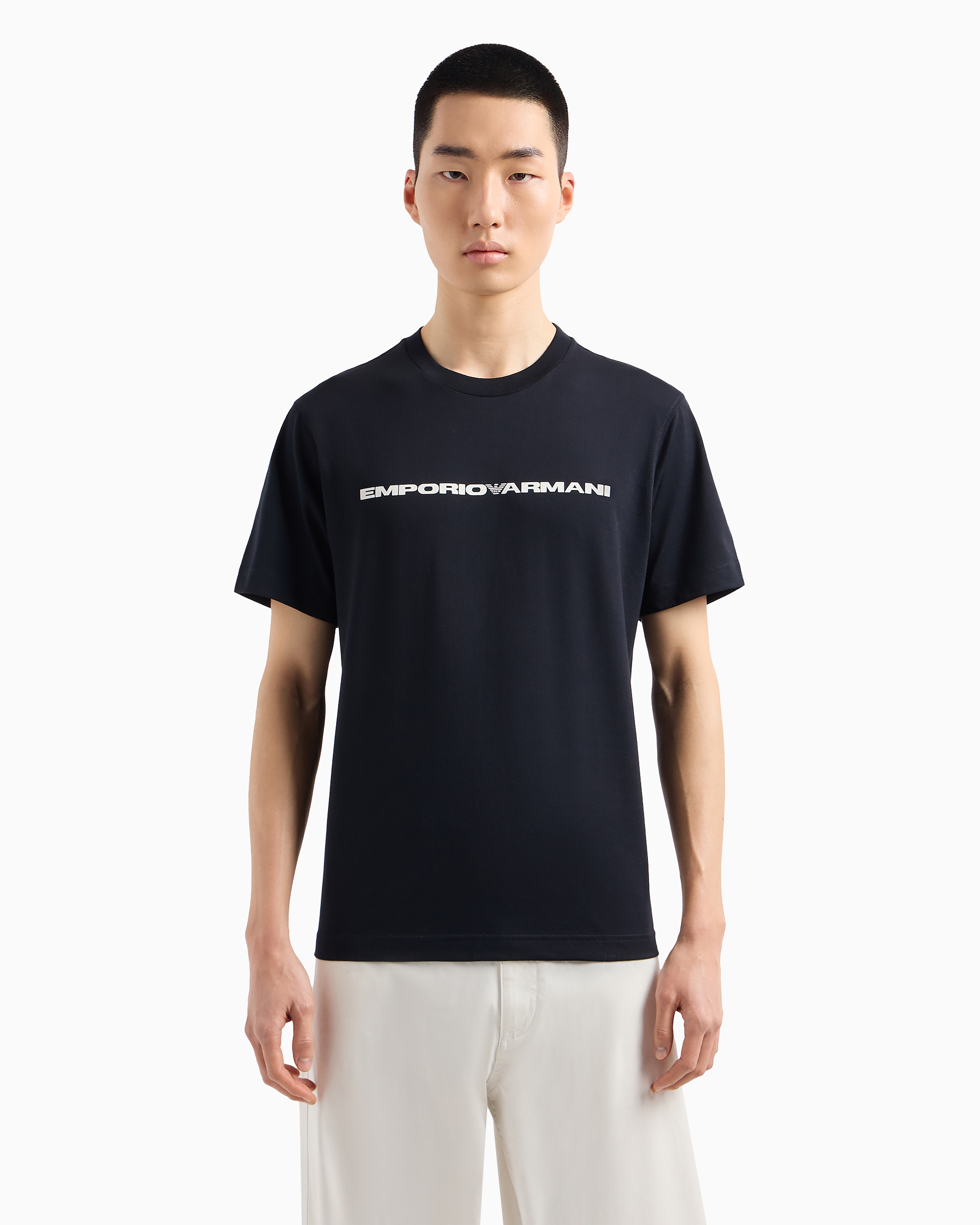 Tシャツ3枚セット ジャージー ロゴ | Emporio Armani