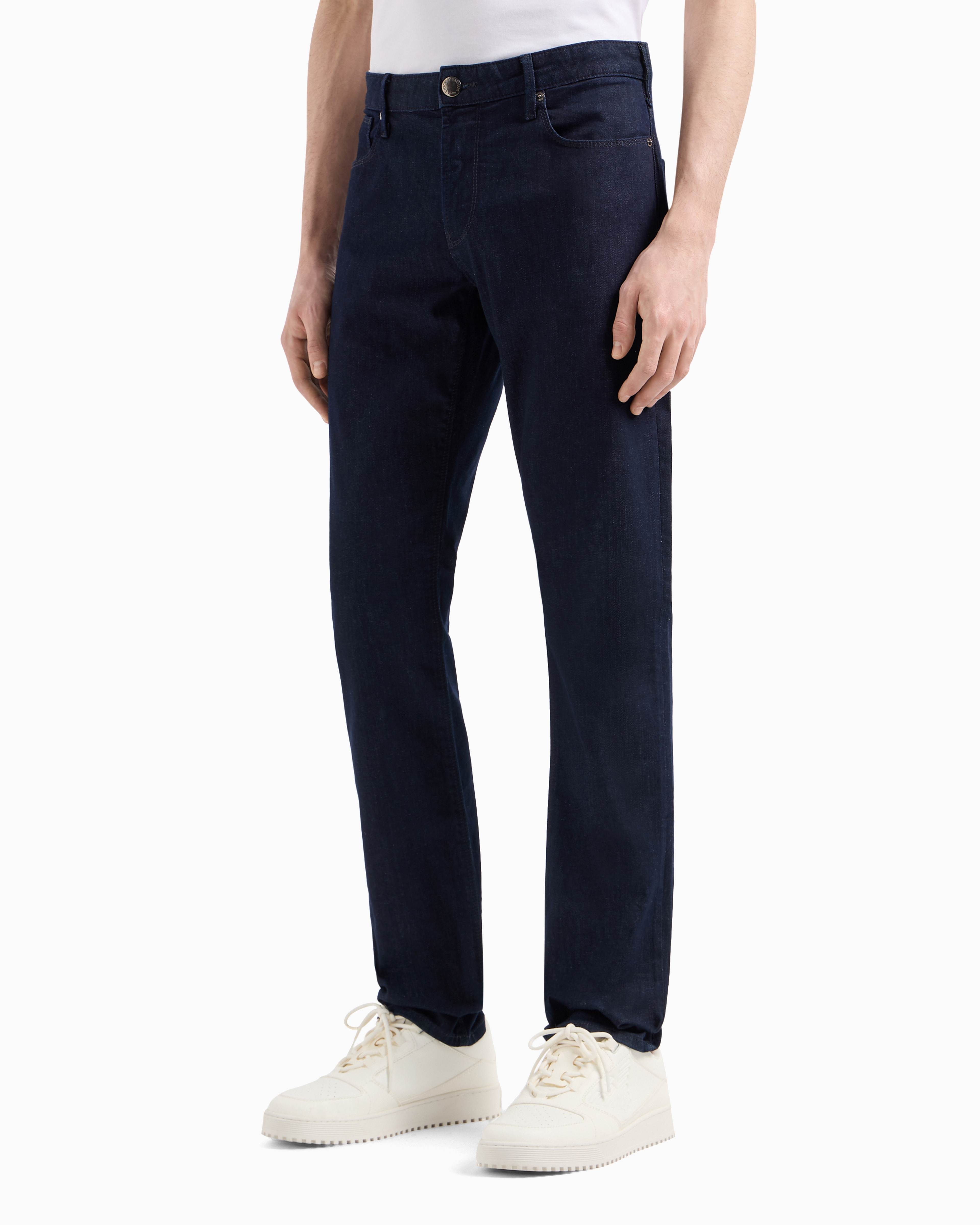 Emporio Armani - J06 Slim-fit jeans comfort twill 9.5 oz denim, Man, Blue, Size: