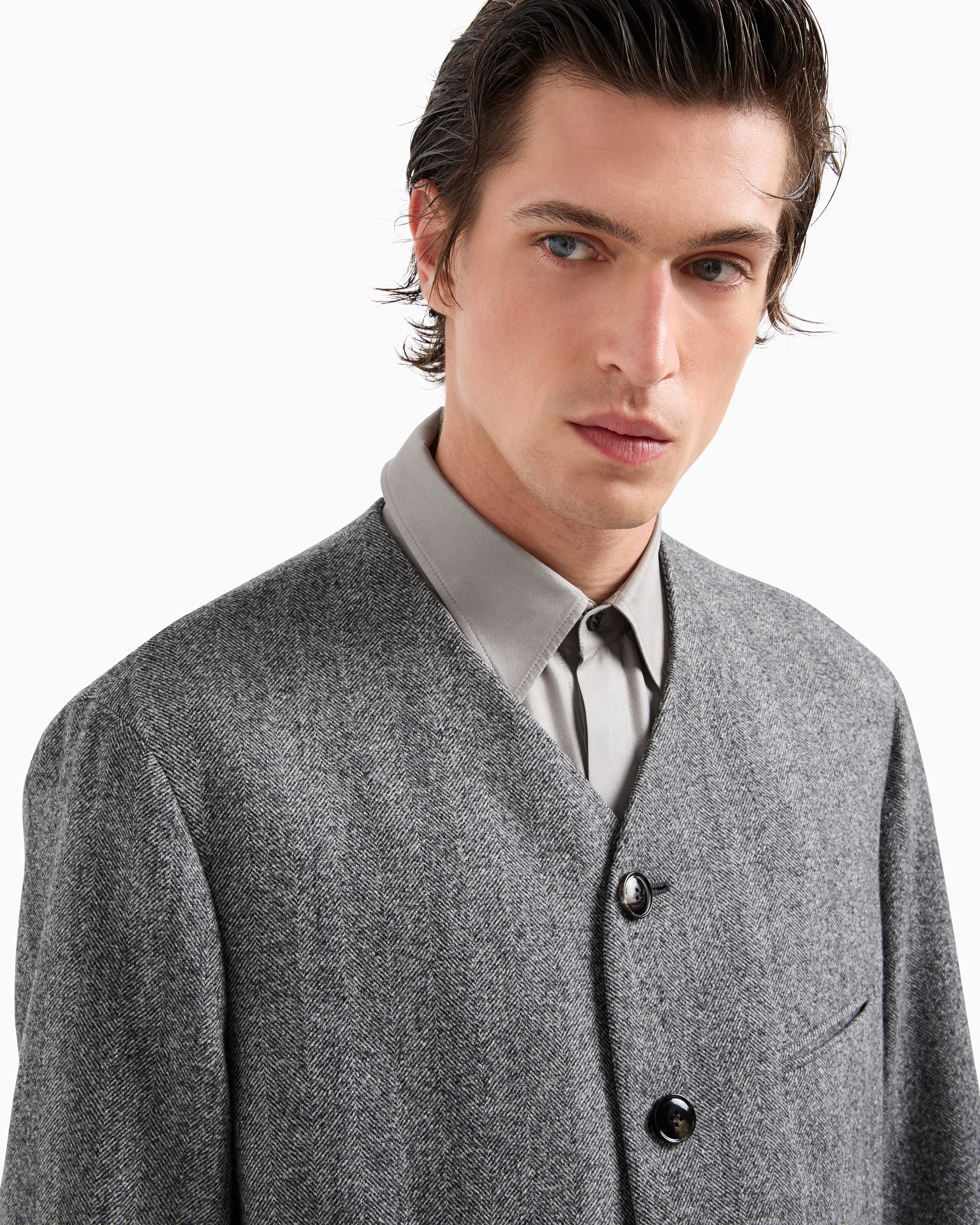 ARMANI JUNIOR ジャケット　グレー　12A 楽天市場】アルマーニジュニア ジップジャケット 8A 130cm グレー系