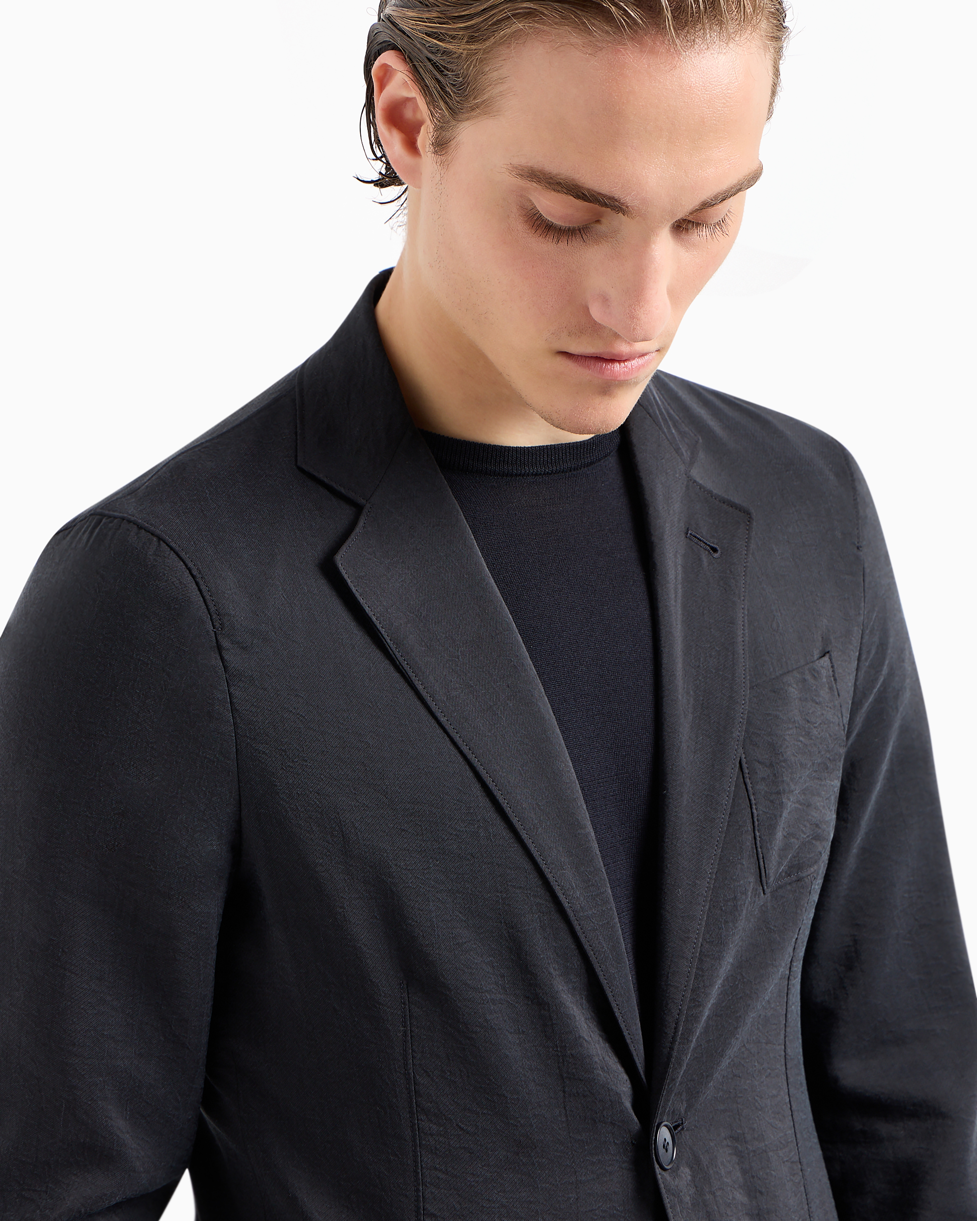 Giorgio armani ホワイト ラペルパイピング　ジャケット 52 49844202GR_12_f.jpg