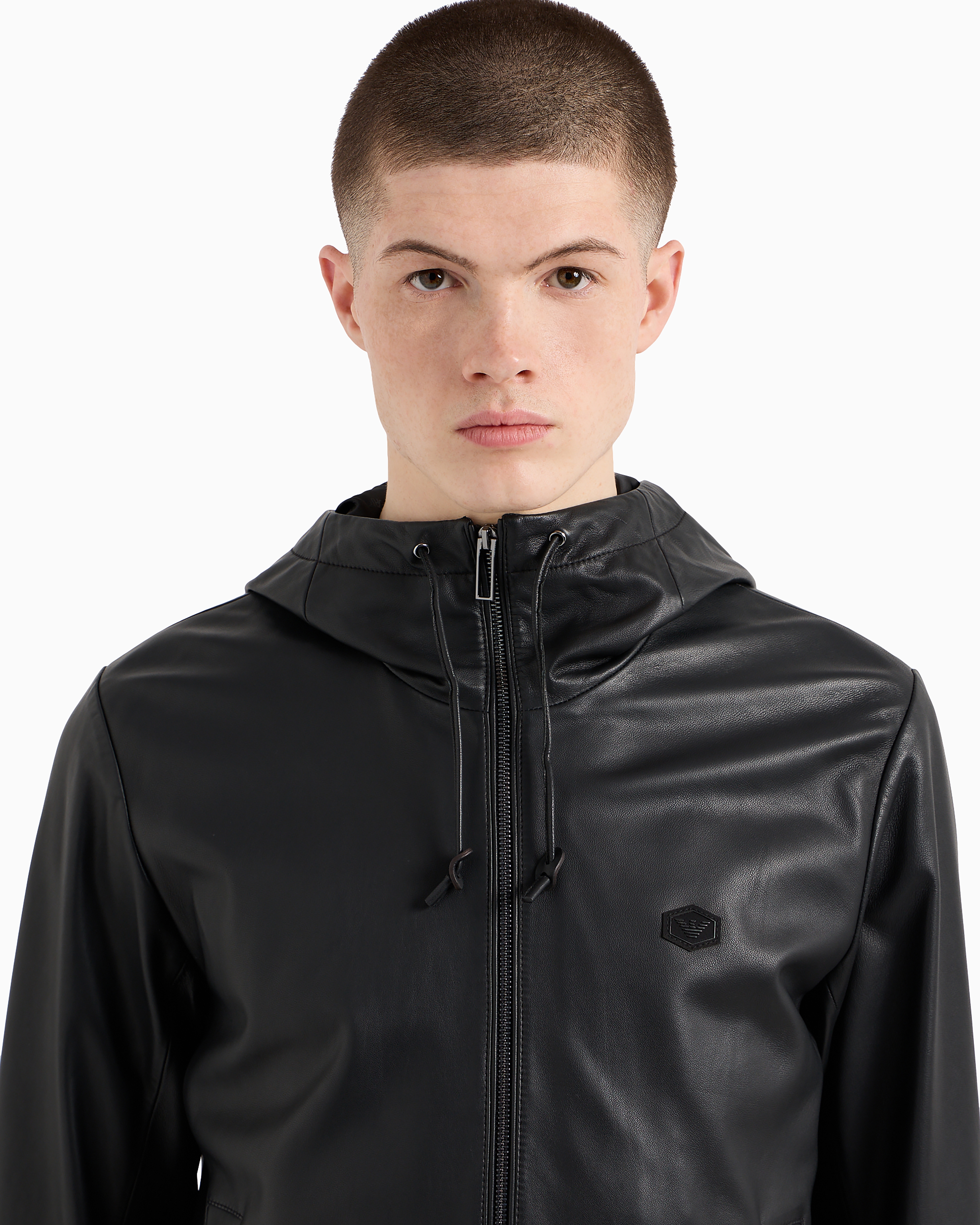 GIORGIO ARMANI レザーブルゾン　M 01R55P_01P54_999_D_FW2025.jpg