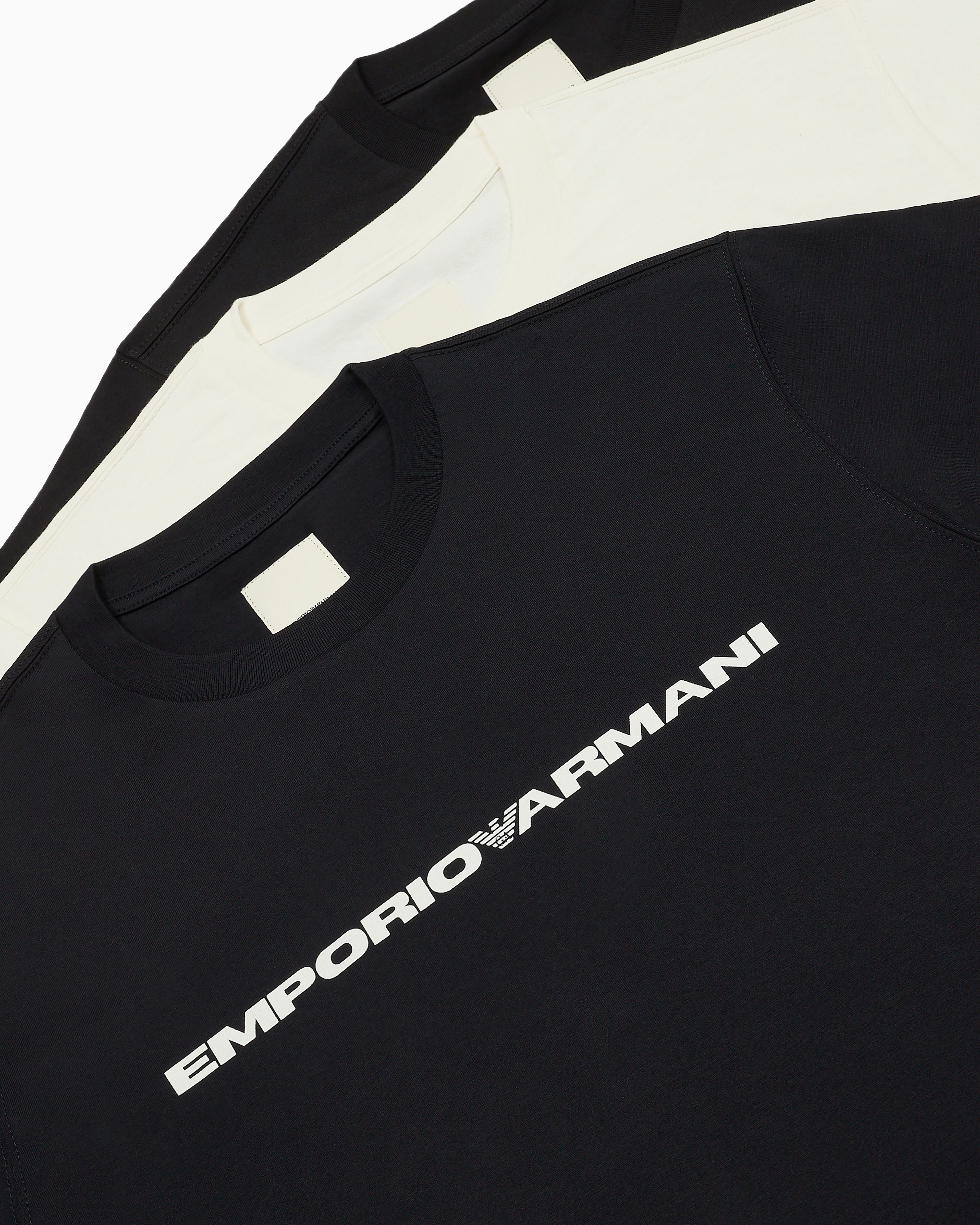 Tシャツ3枚セット ジャージー ロゴ | Emporio Armani