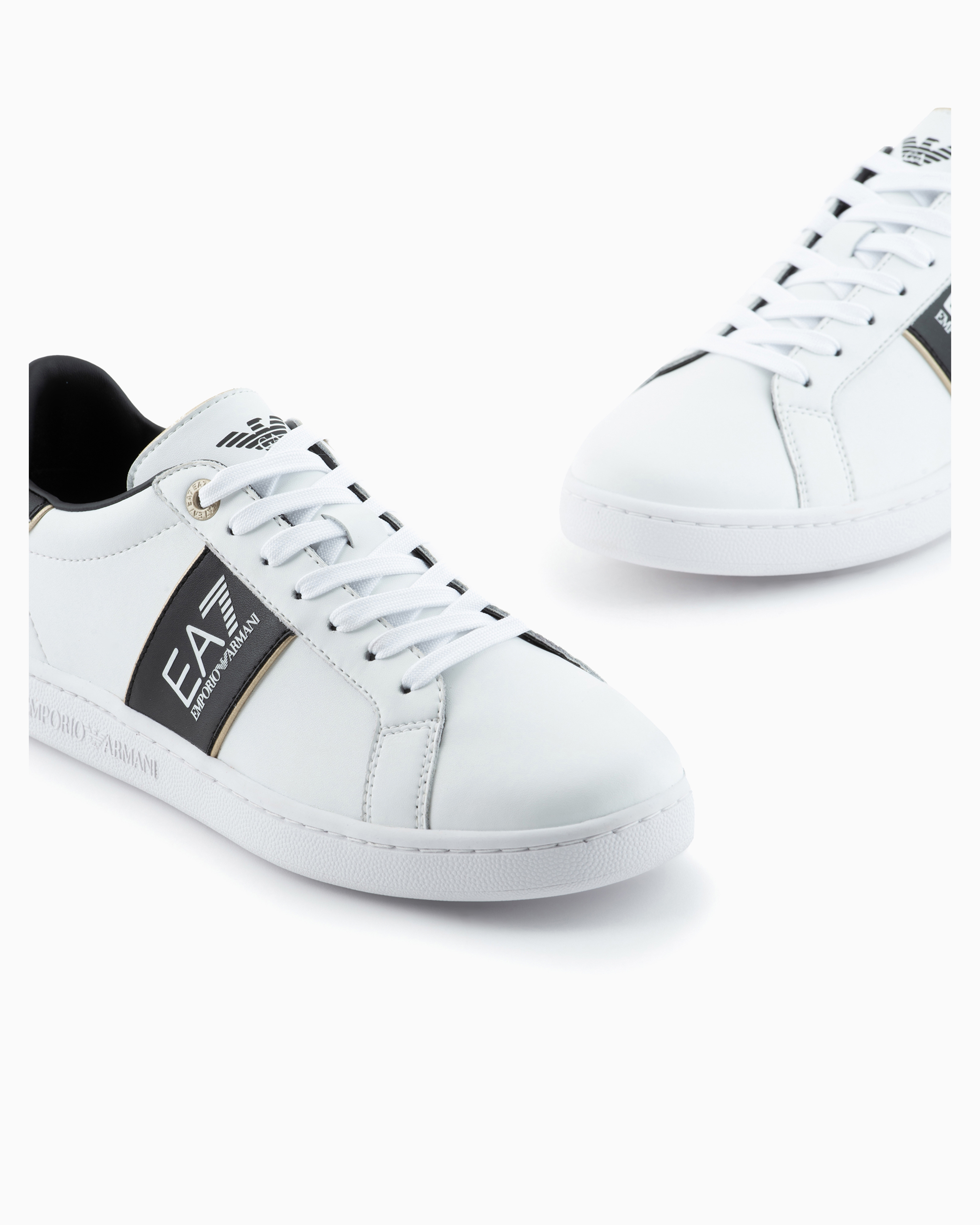 【新品】 EA7 Emporio Armani スニーカー 265mm ホワイト EMPORIO ARMANI EA7 (エンポリオアルマーニ) CLASSIC EA7 レザー