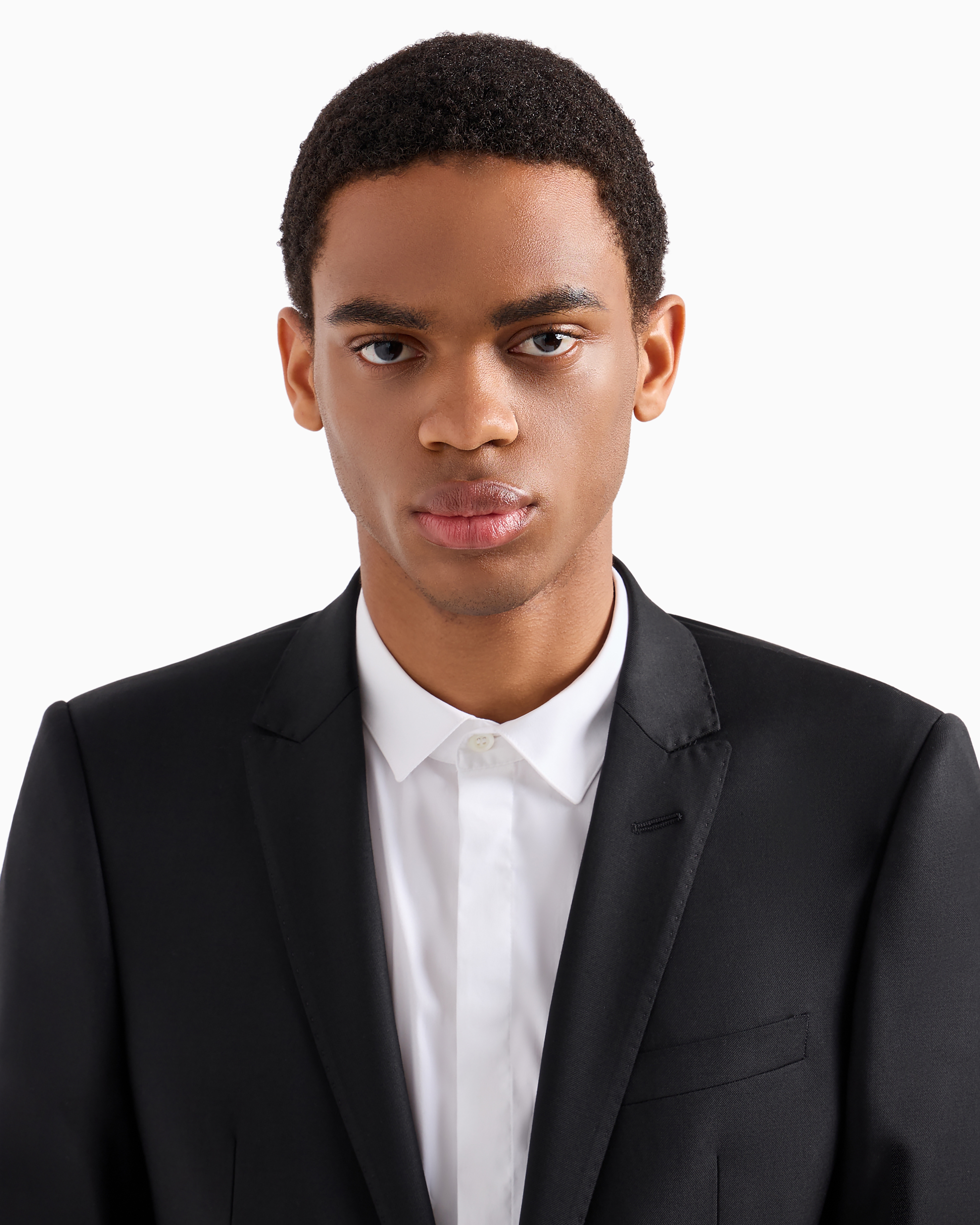 Slim fit virgin wool jacket man | Emporio Armani