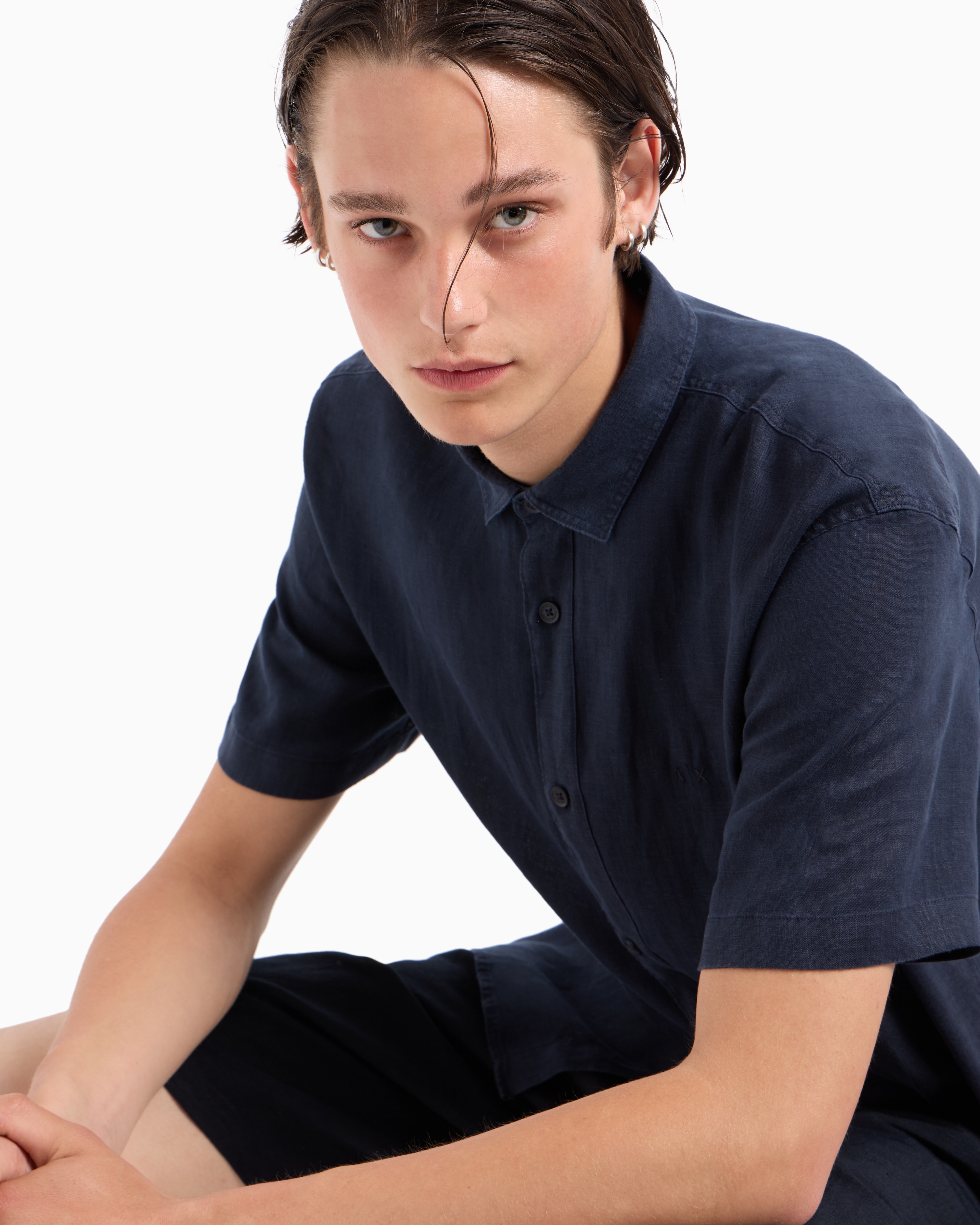 Regular fit cotton shirt