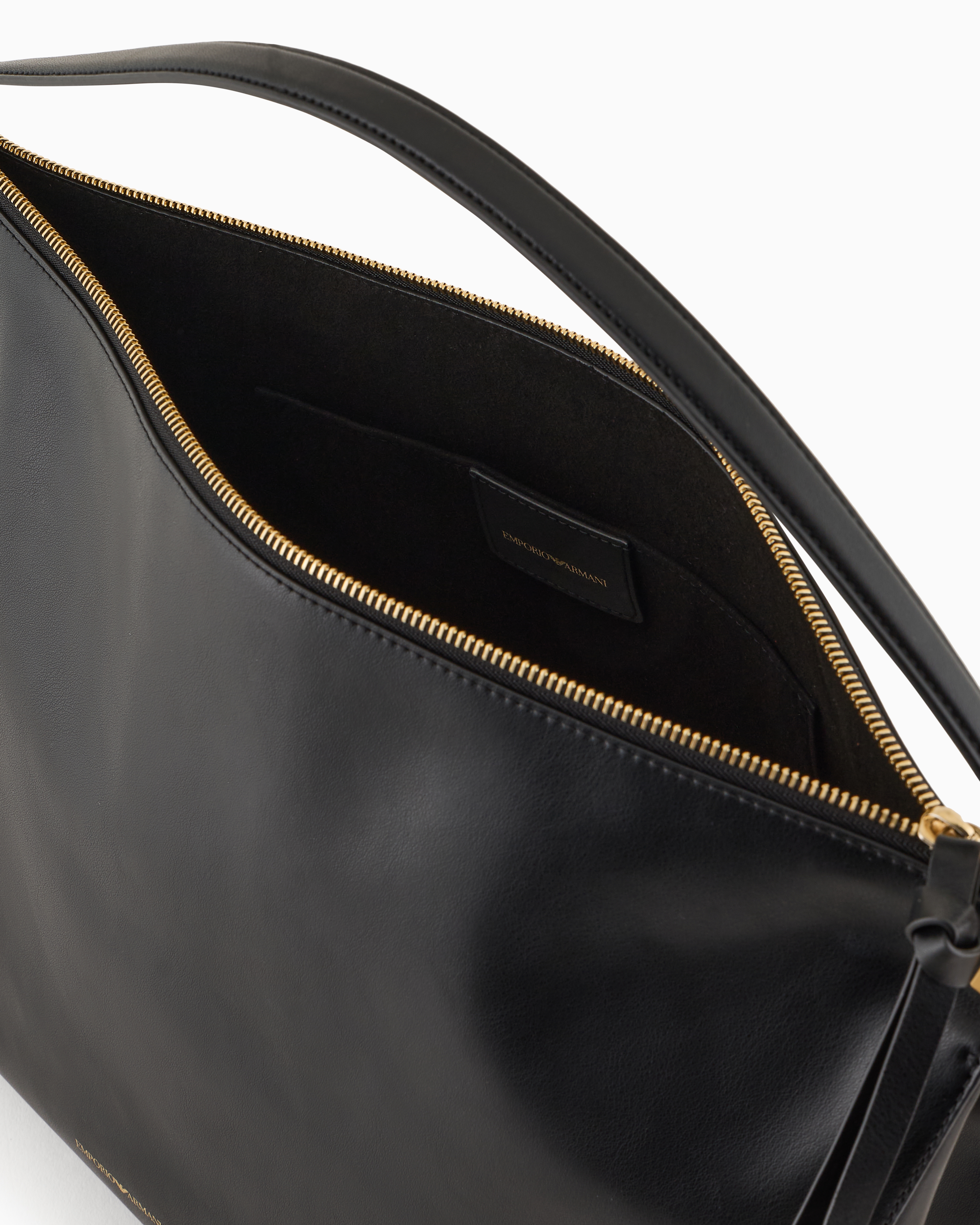 Giorgio Armani 最高級 黒 レザー トラベルバッグ ウィークエンド Giorgio Armani 最高級 黒 レザー トラベルバッグ