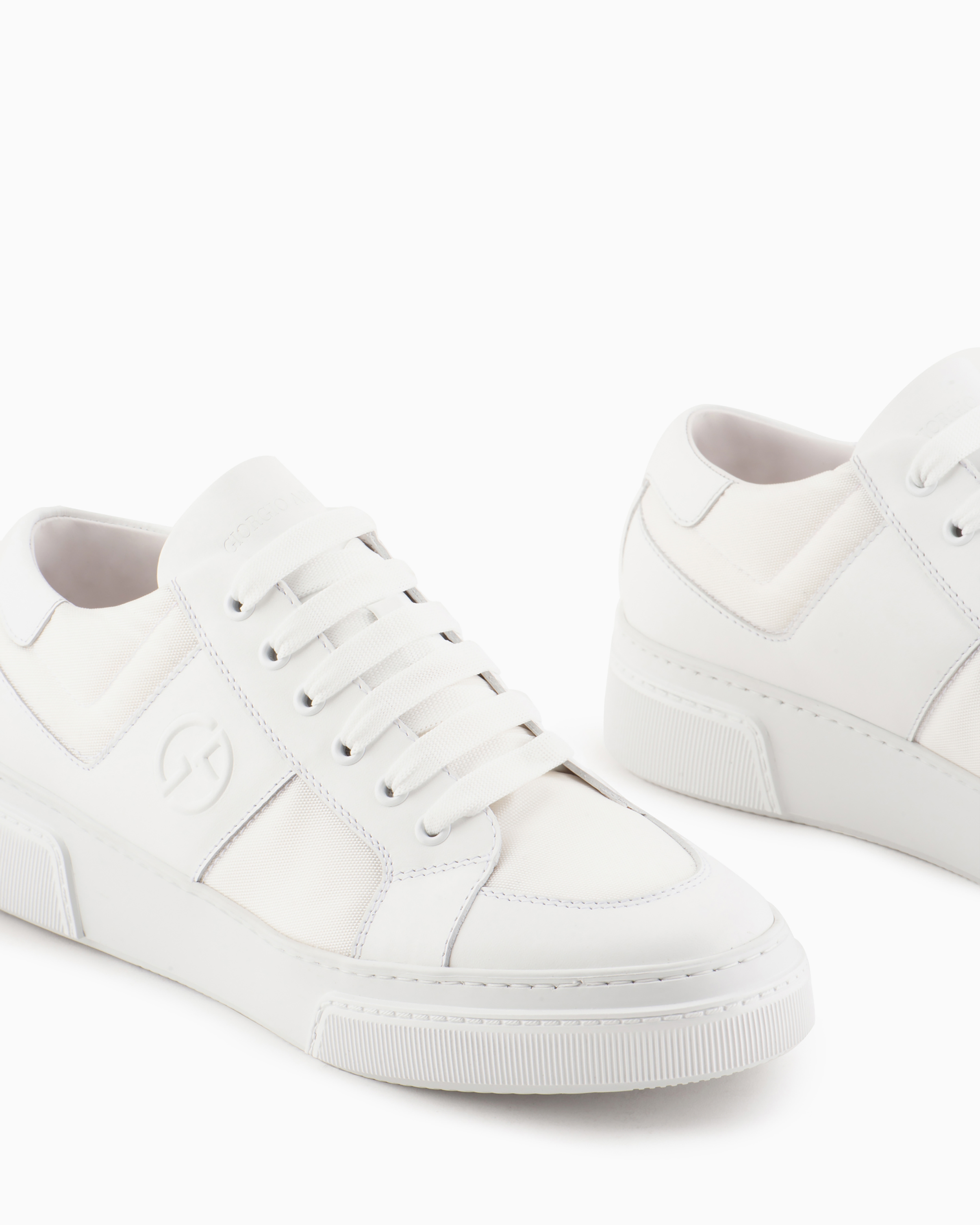 Giorgio Armani 　スニーカー　サイズ6　美品 ARMANI』 / アルマーニ 黒 ブラック 厚底 オーバーサイズソール