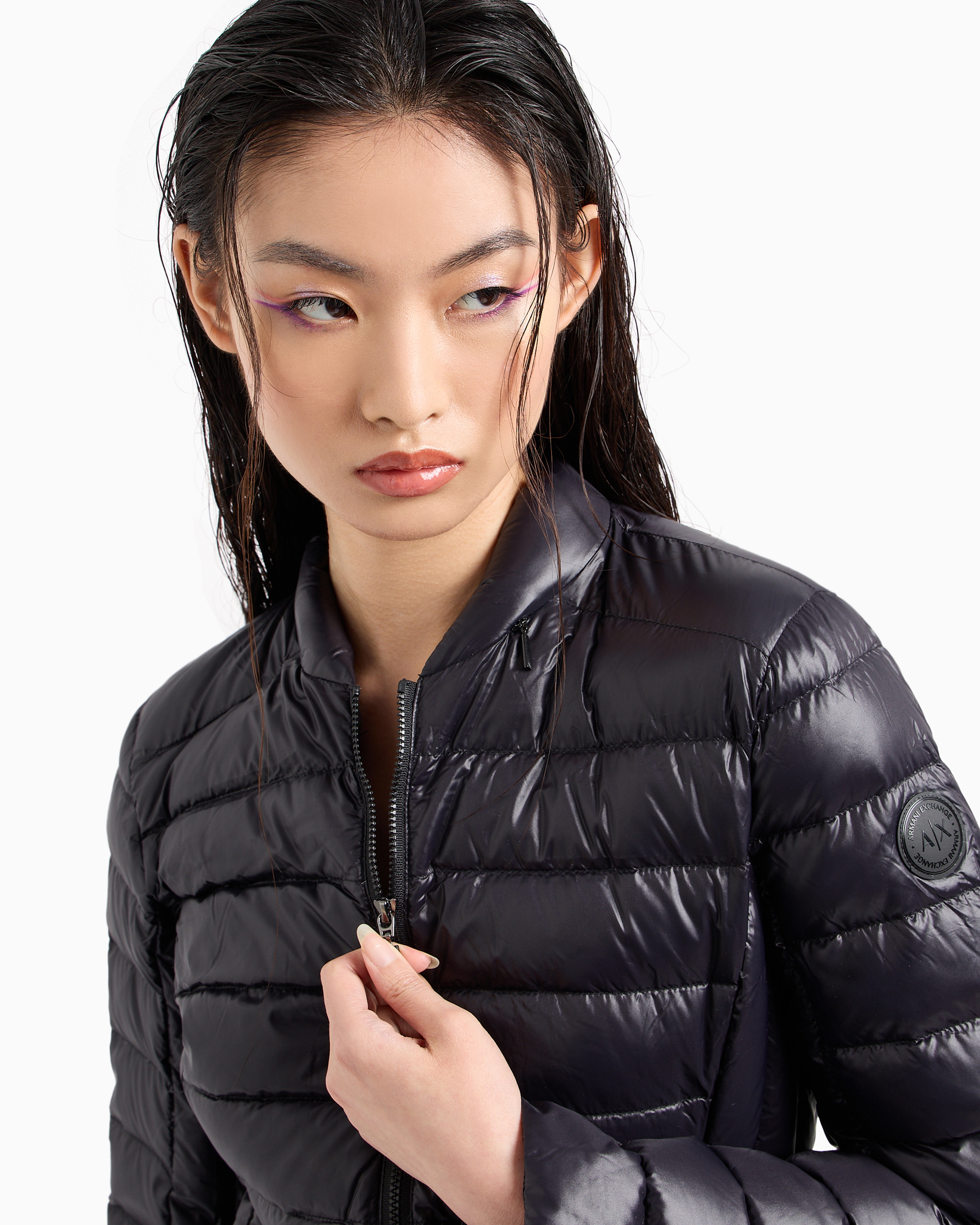 美品 ARMANI EXCHANGE 2513 ダウン ブルゾン ニット切替 美品 ARMANI EXCHANGE 2513 ダウン ブルゾン ニット切替 - メルカリ