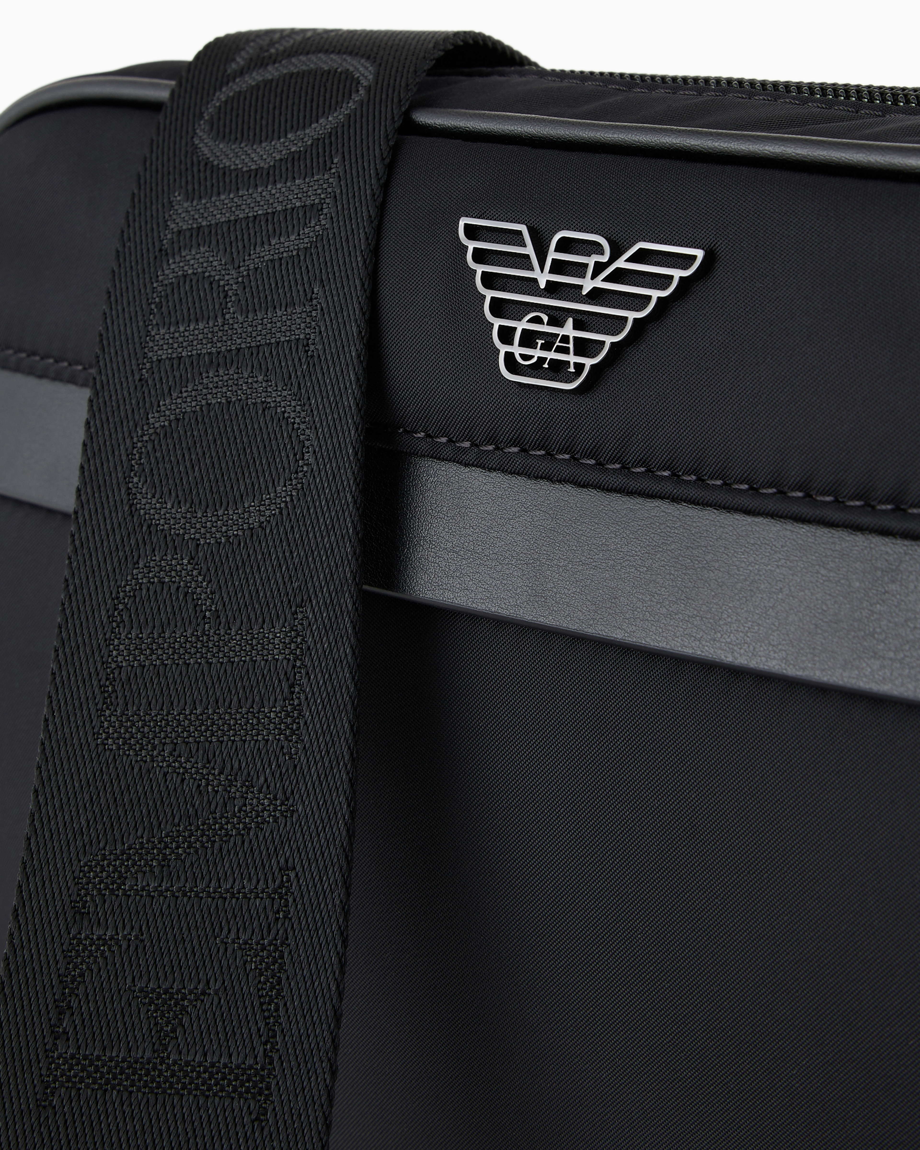 ASV recycled nylon shoulder bag | Emporio Armani