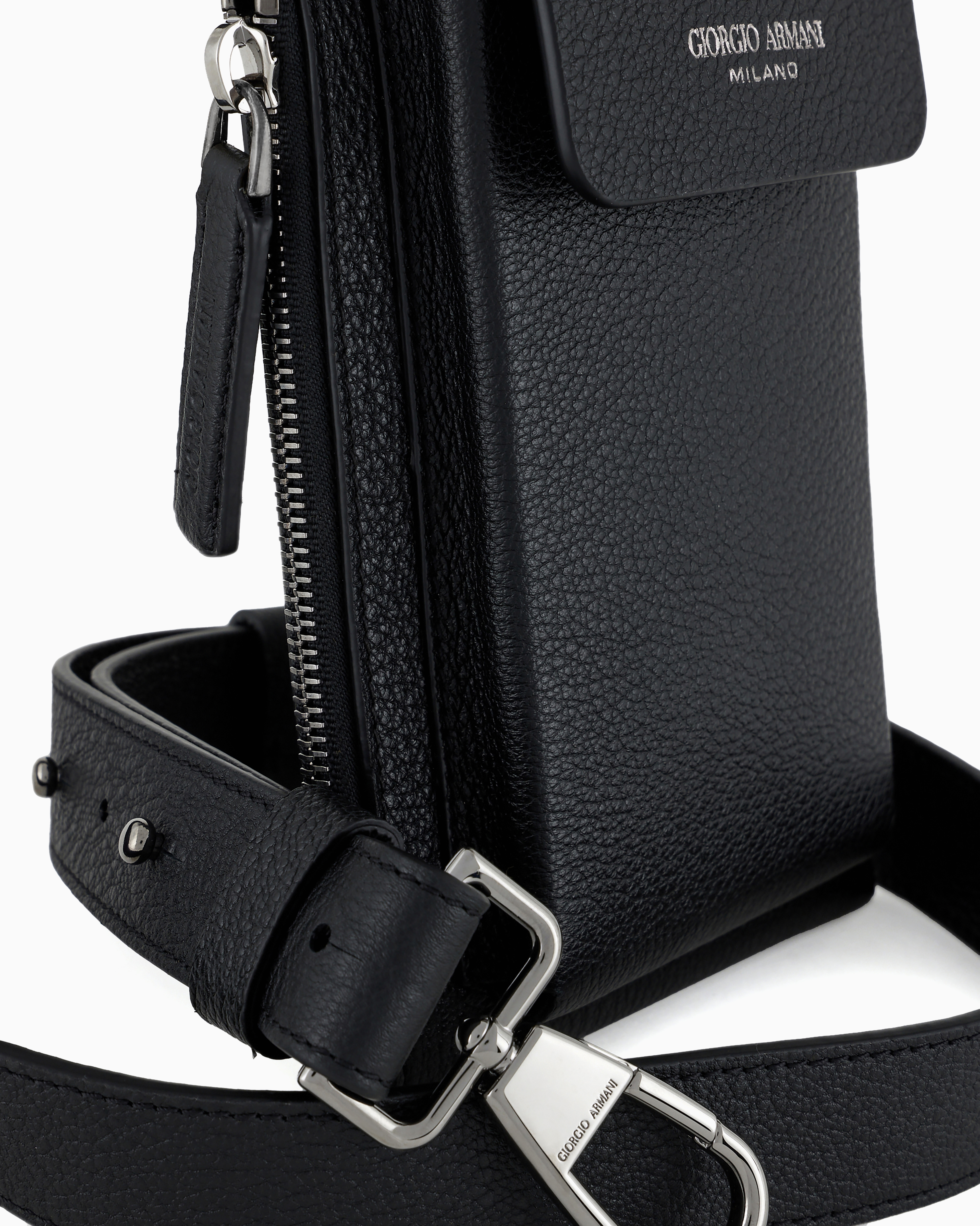 Printed leather smartphone case | Giorgio Armani