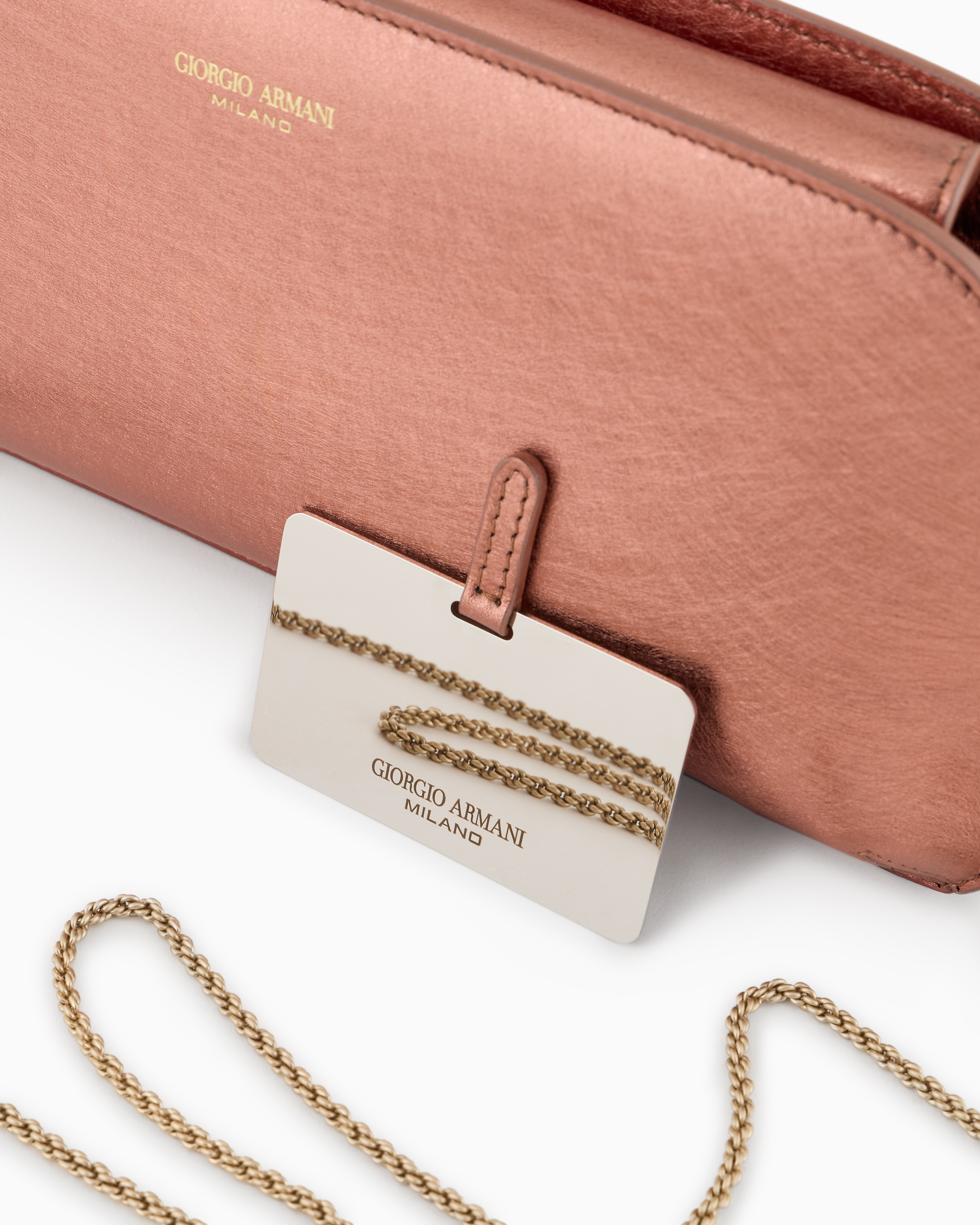 EMPORIO ARMANI DIAMONDS グリッターメッシュクラッチバッグ メルカリ
