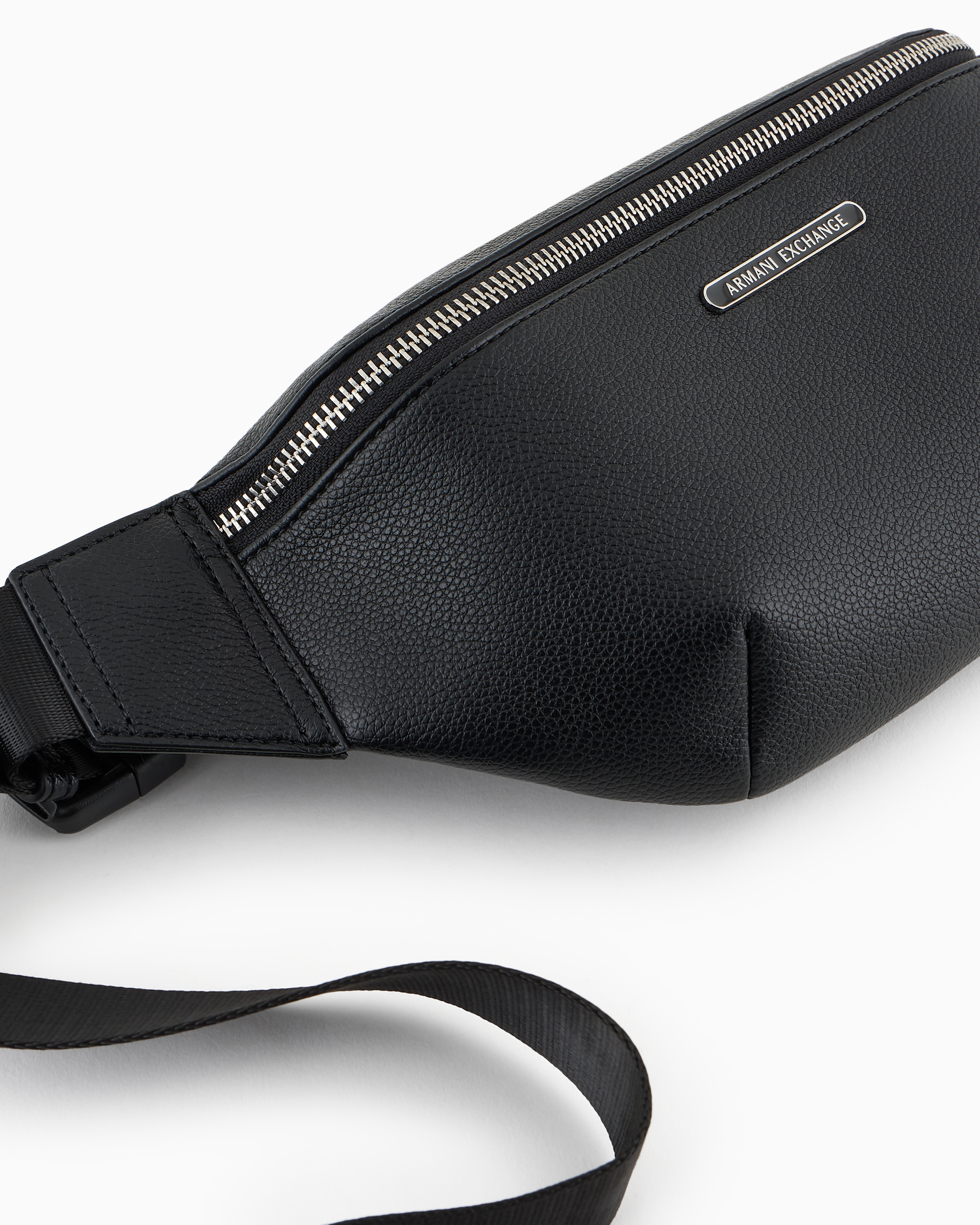 Armani Exchange - Rectangular pouch, Man, Black, Size: TU