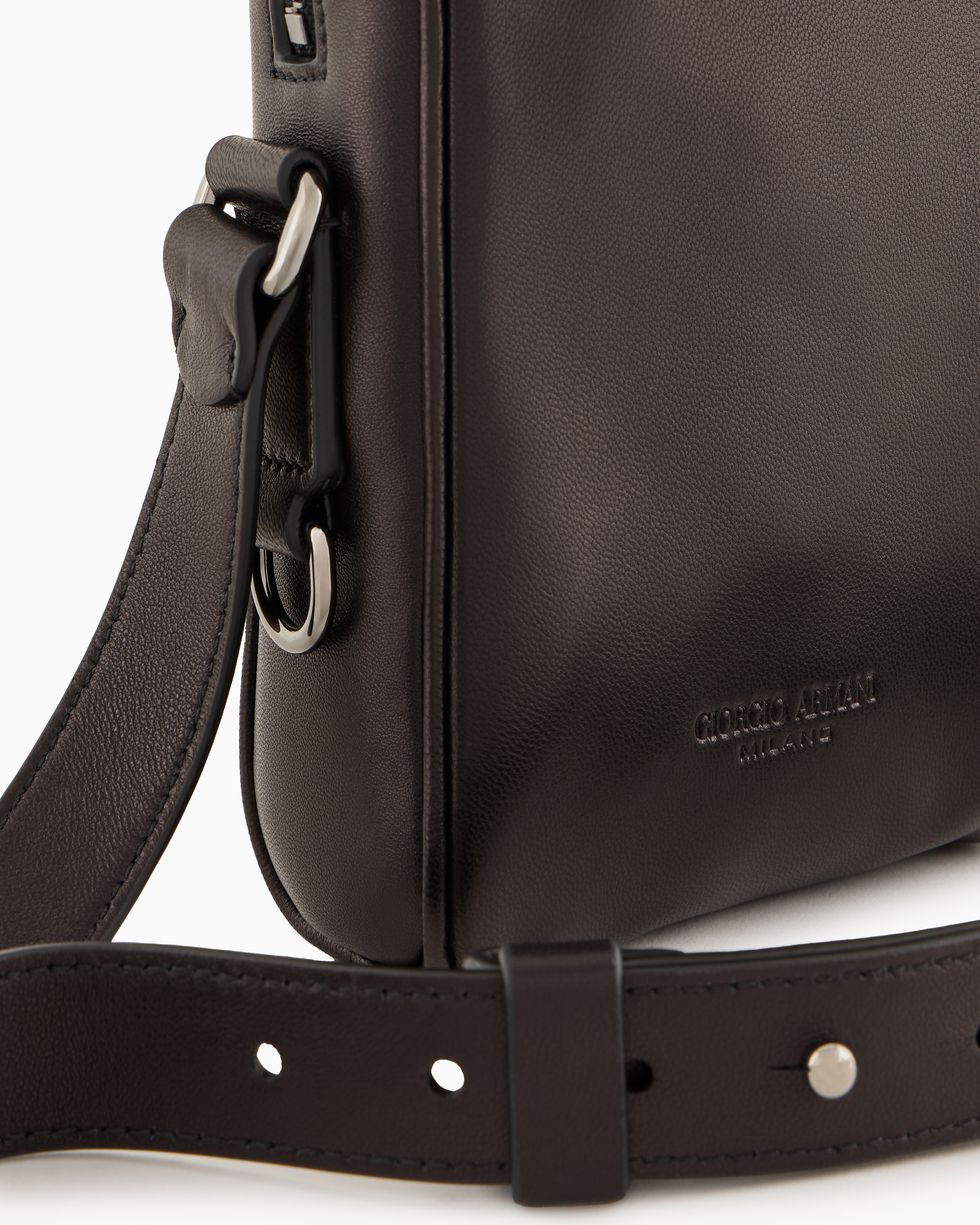 Giorgio Armani ブラック ケース エンポリオ・アルマーニ カードケース メンズ ブランド EMPORIO