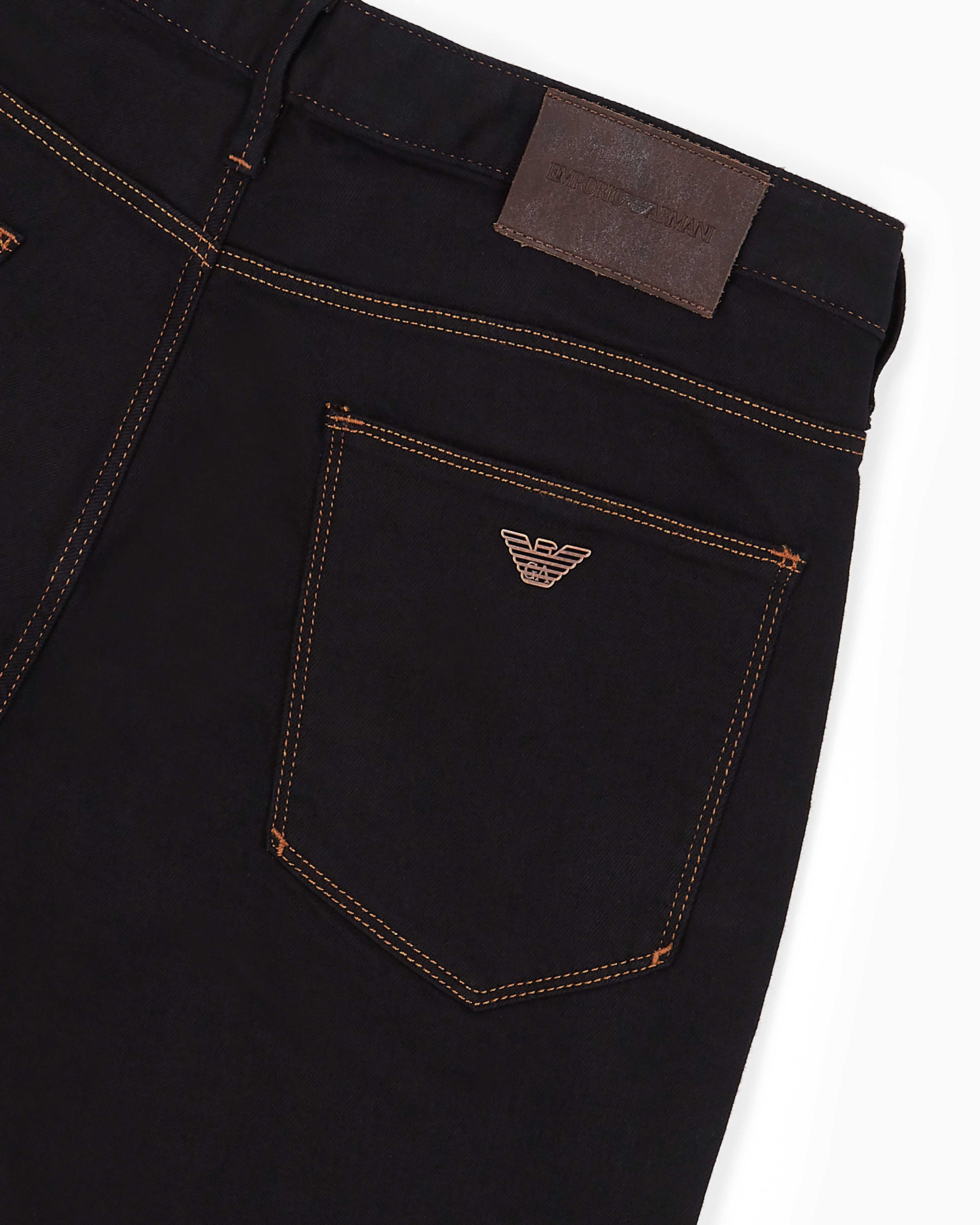 Emporio Armani - J06 Slim-fit, washed, 10.5 oz comfort-denim jeans, Man, Blue, Size: