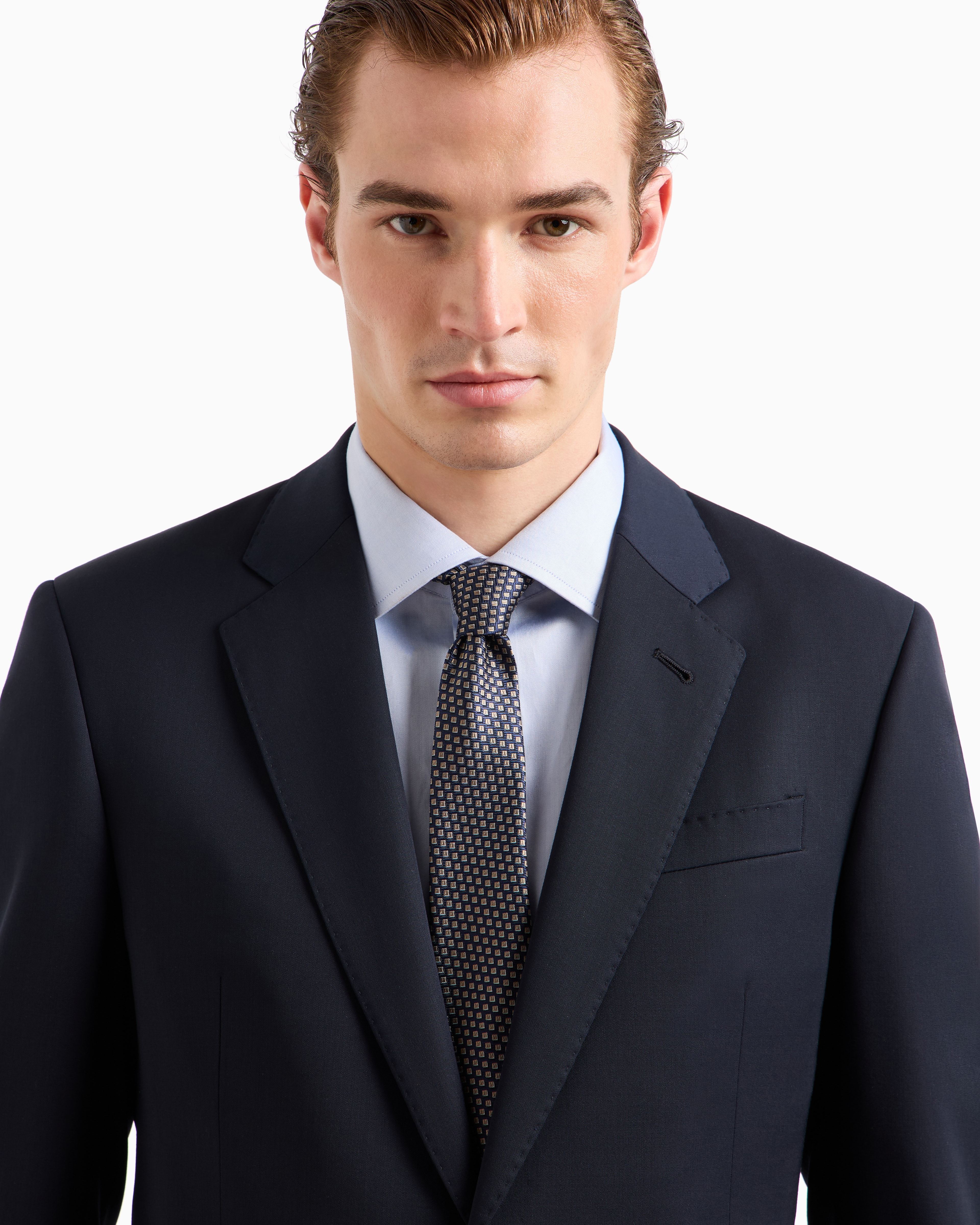 Giorgio Armani ダークグレー ネクタイ ARMANI COLLEZIONI - ARMANI COLLEZIONI ネクタイ ストライプ柄