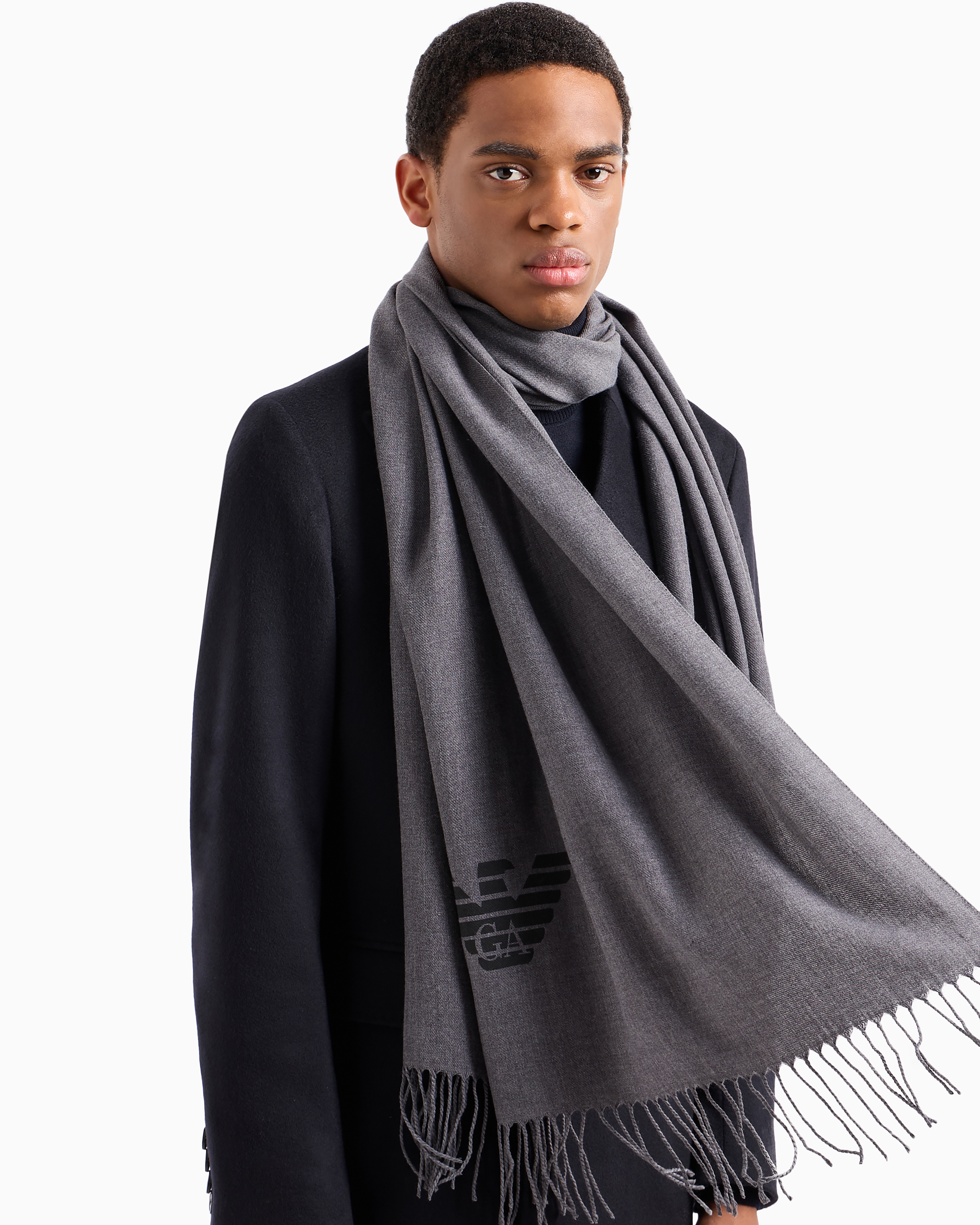 EMPORIO ARMANI ポンチョ カシミヤ混 ウール ショールカラー 黒 楽天市場】エンポリオアルマーニ EMPORIO ARMANI メンズ