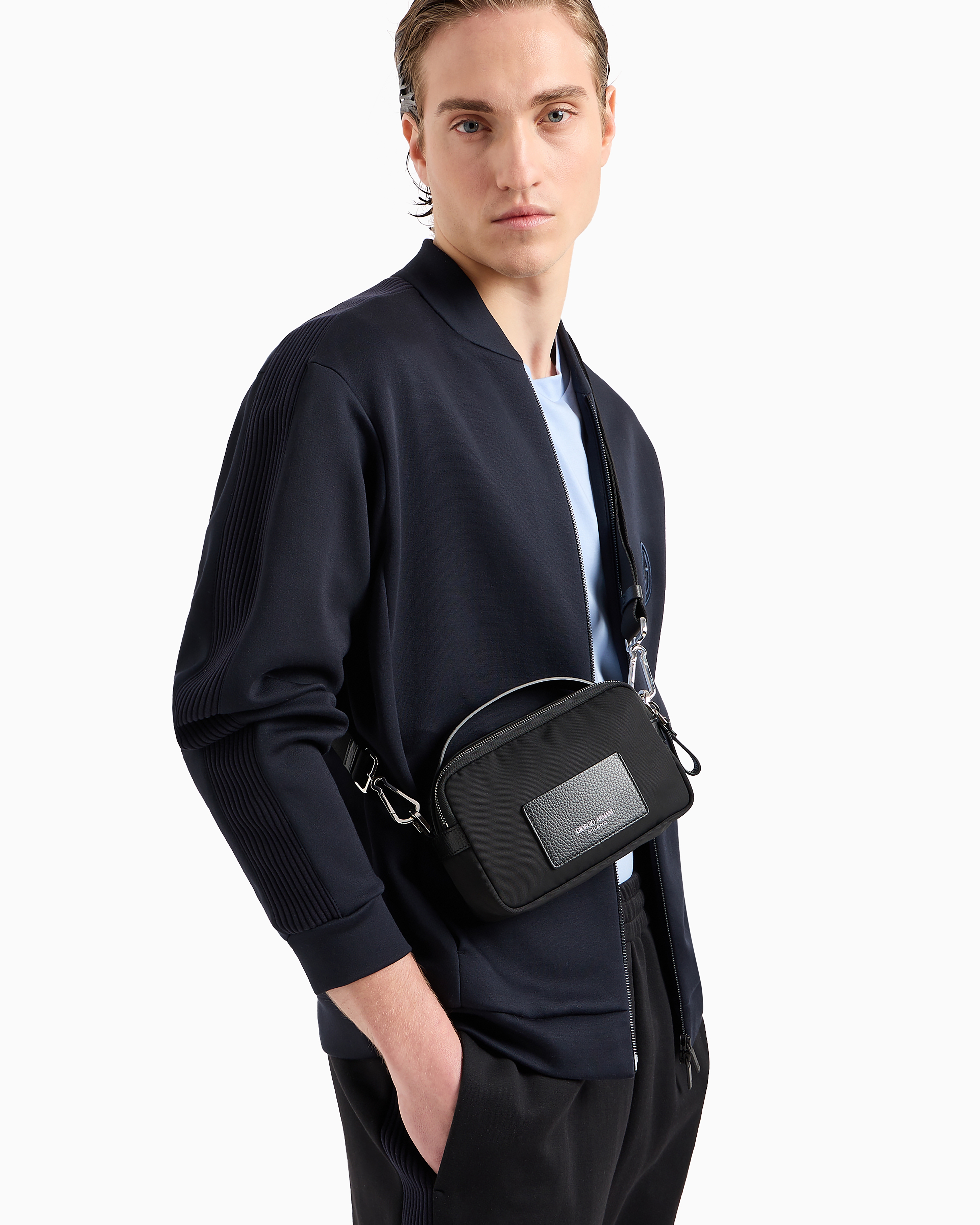 Giorgio Armani クロスボディバッグ ナイロン・レザー製 ミニ undefined