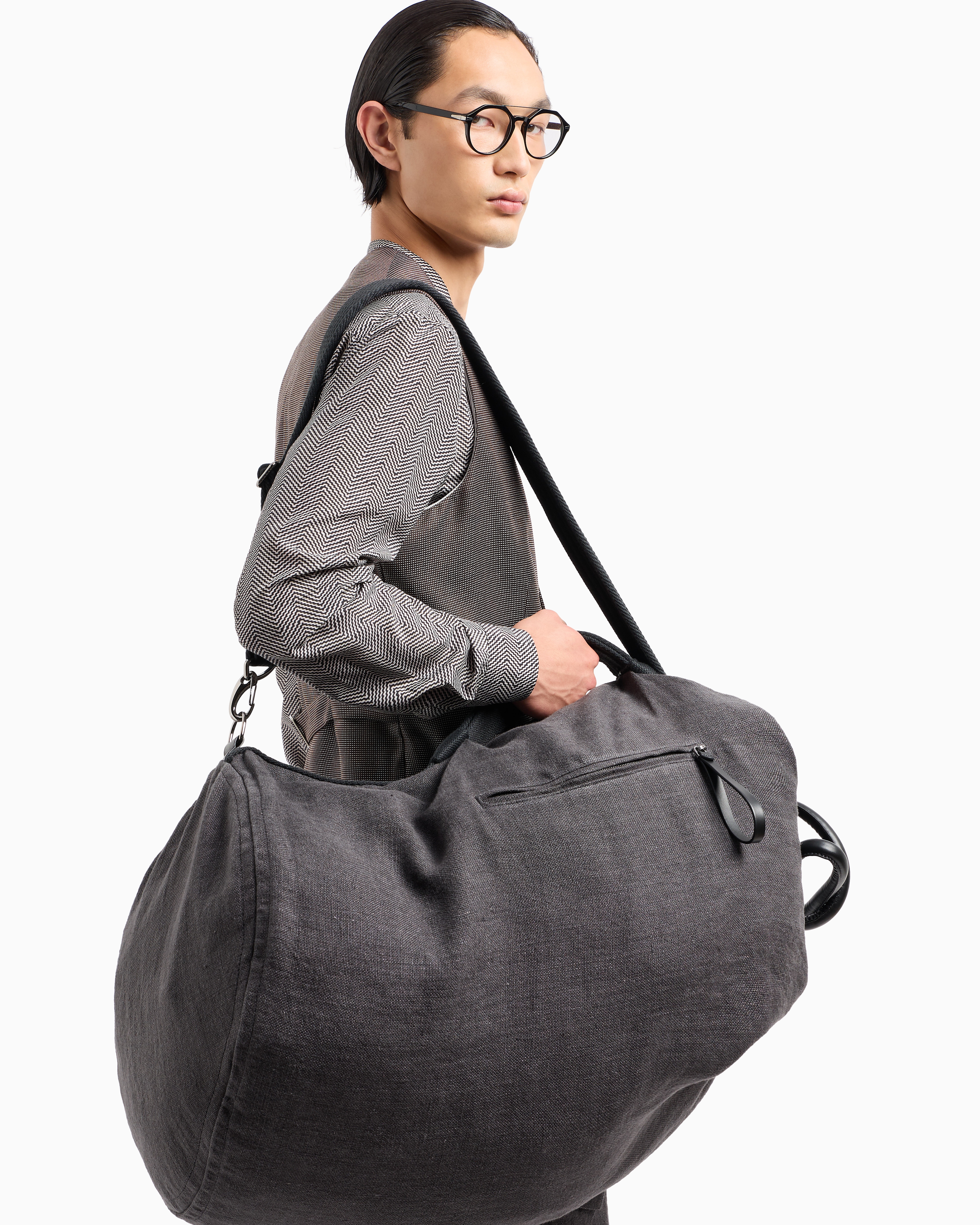 バックパック リネンキャンバス | Giorgio Armani