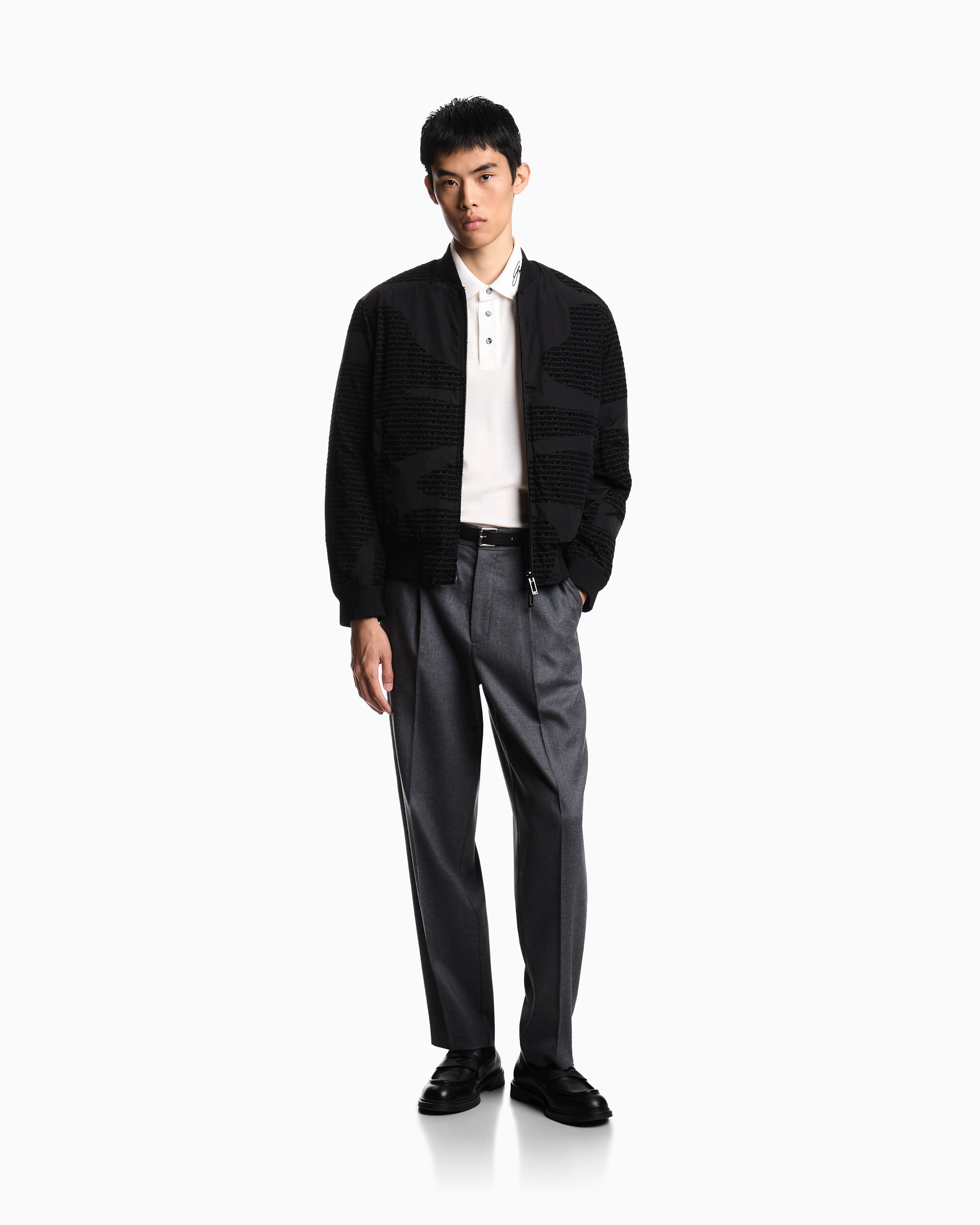 90s GIORGIO ARMANI ウールメルトン ブルゾン 90s GIORGIO ARMANI (ジョルジオ アルマーニ) ヘビーウール