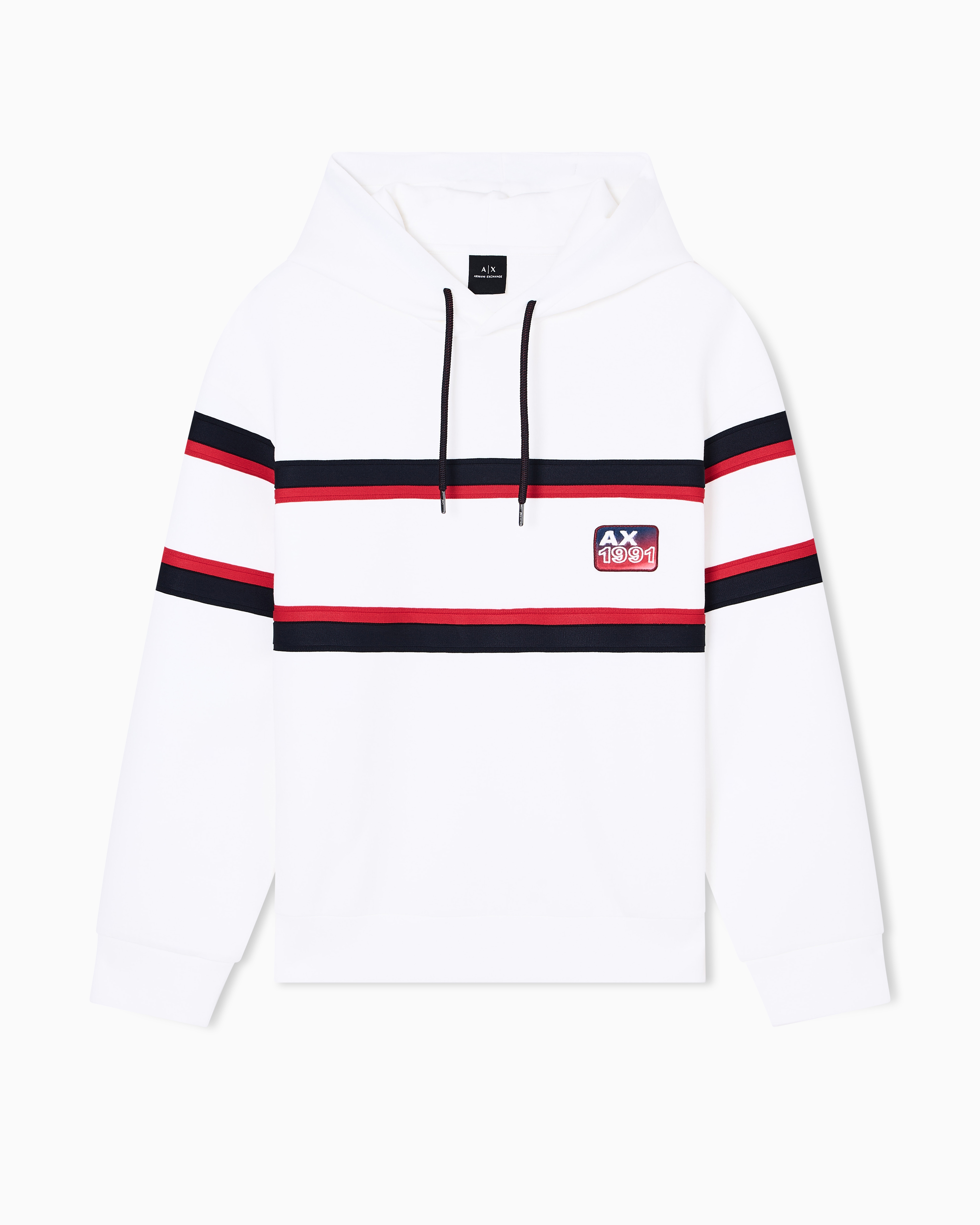 Armani Exchange - Hoodies, Man, White, Size: M