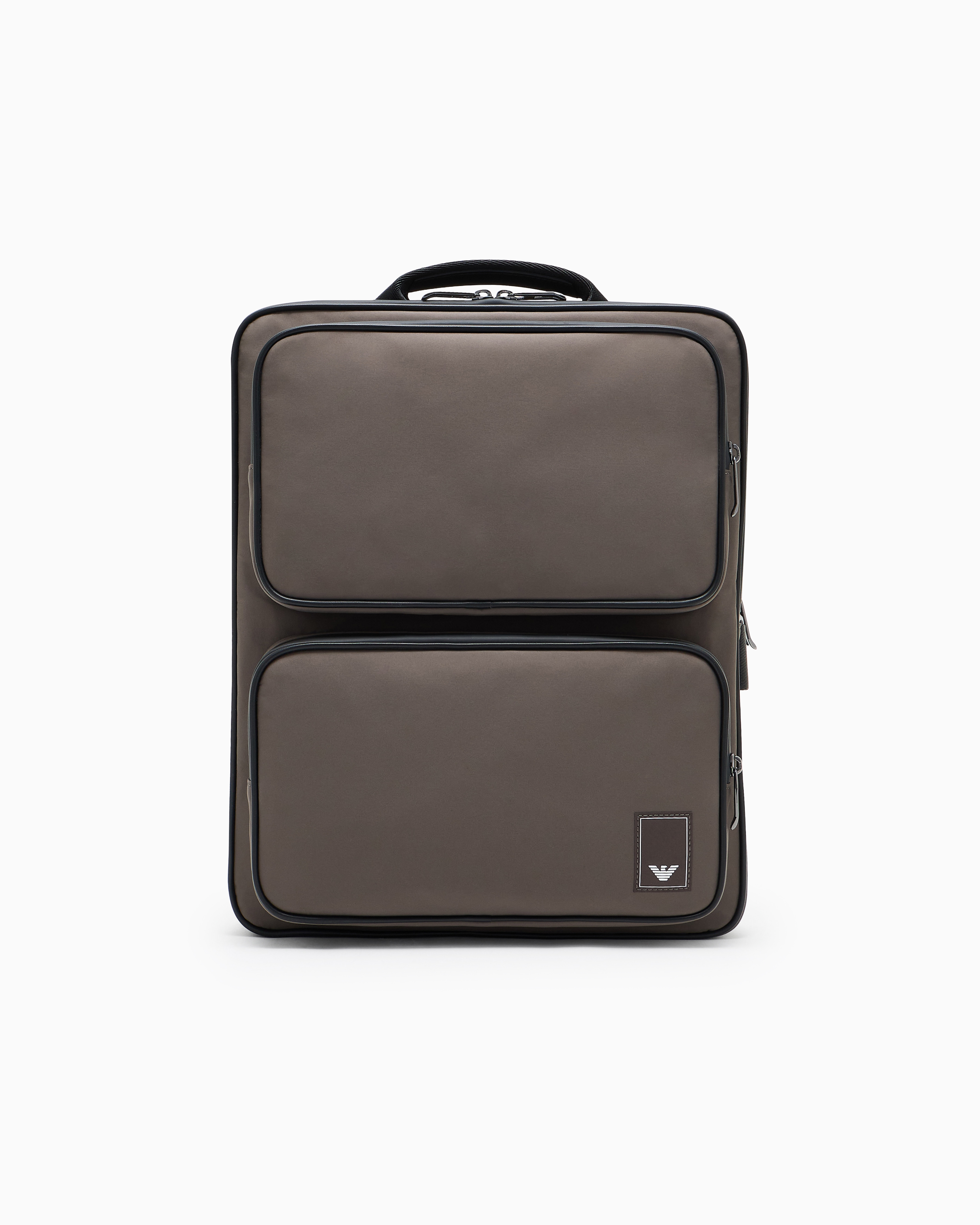 Emporio Armani - Travel Essentials nylon bodypack, Man, Grey, Size: TU