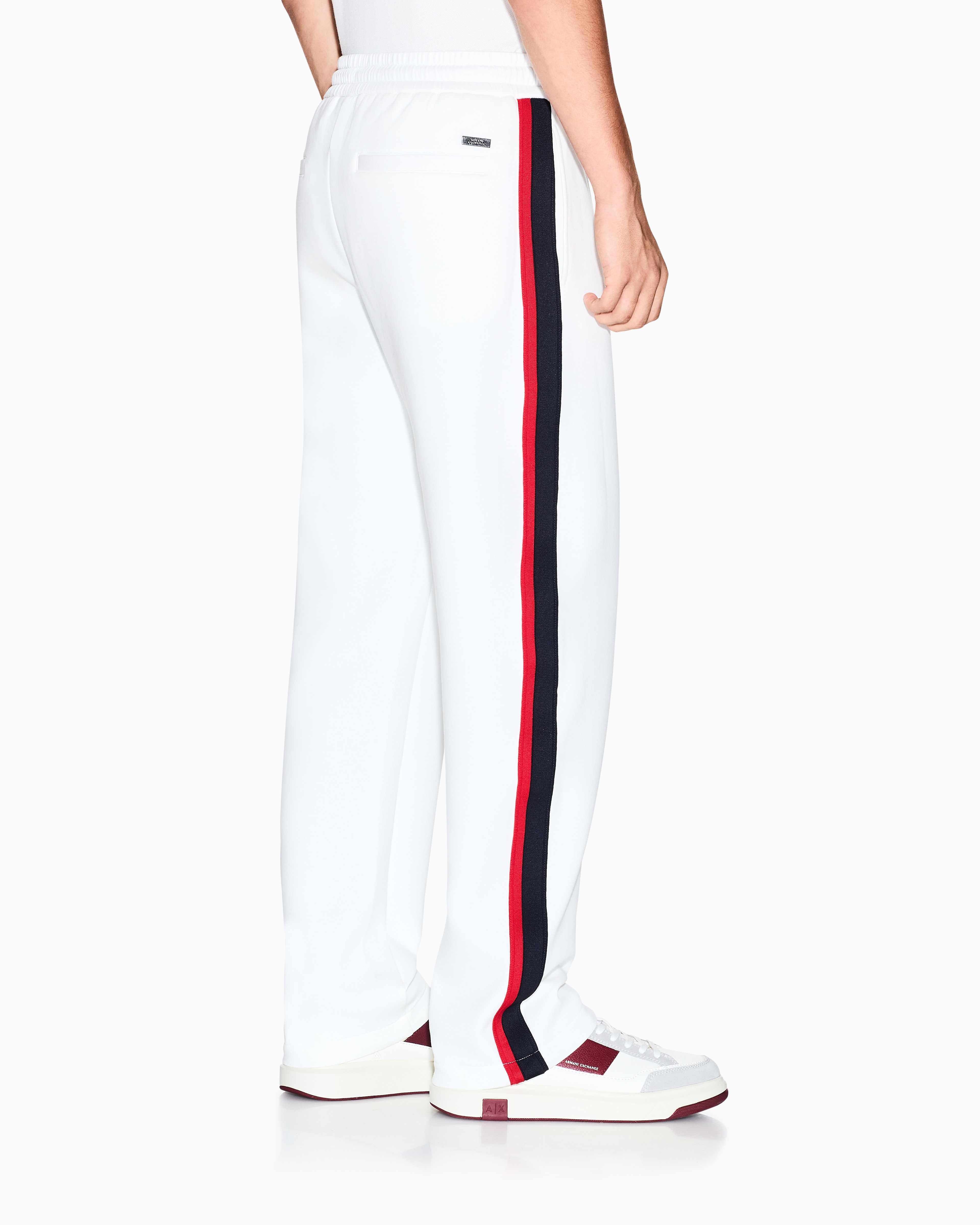 Armani Exchange - Sweatpants, Man, White, Size: M