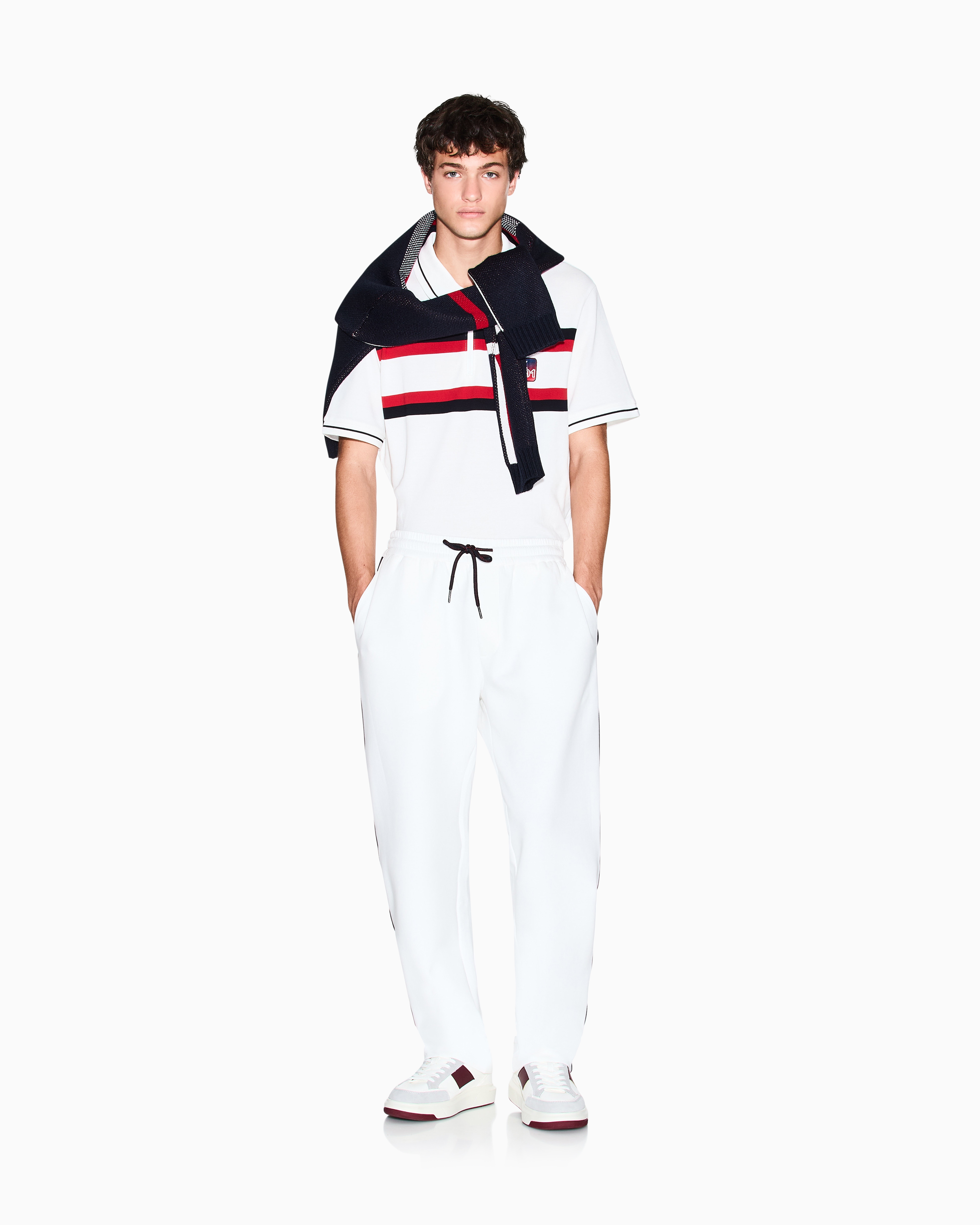 Armani Exchange - Sweatpants, Man, White, Size: M