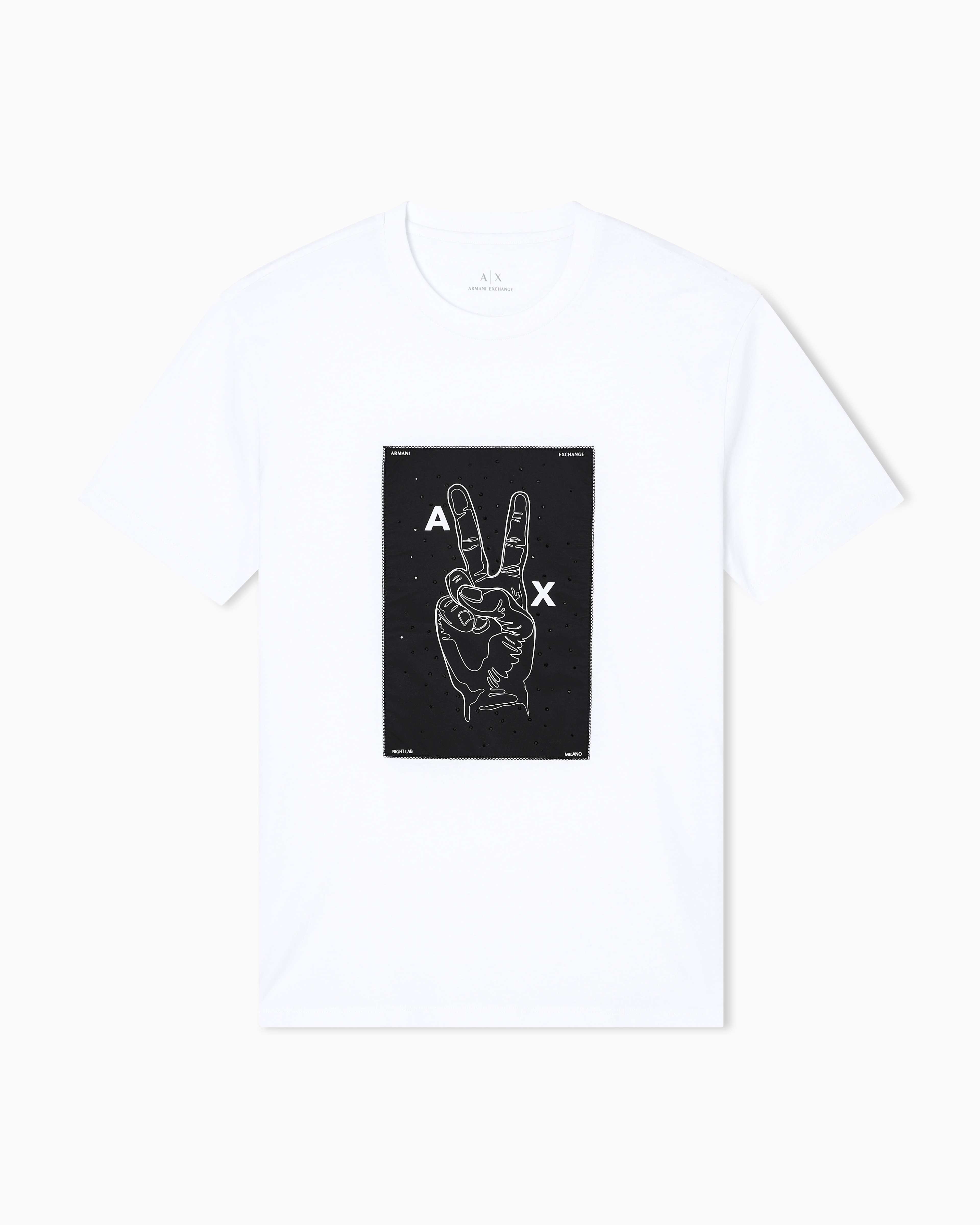 Armani Exchange - Regular Fit T-Shirts, Man, White, Size: