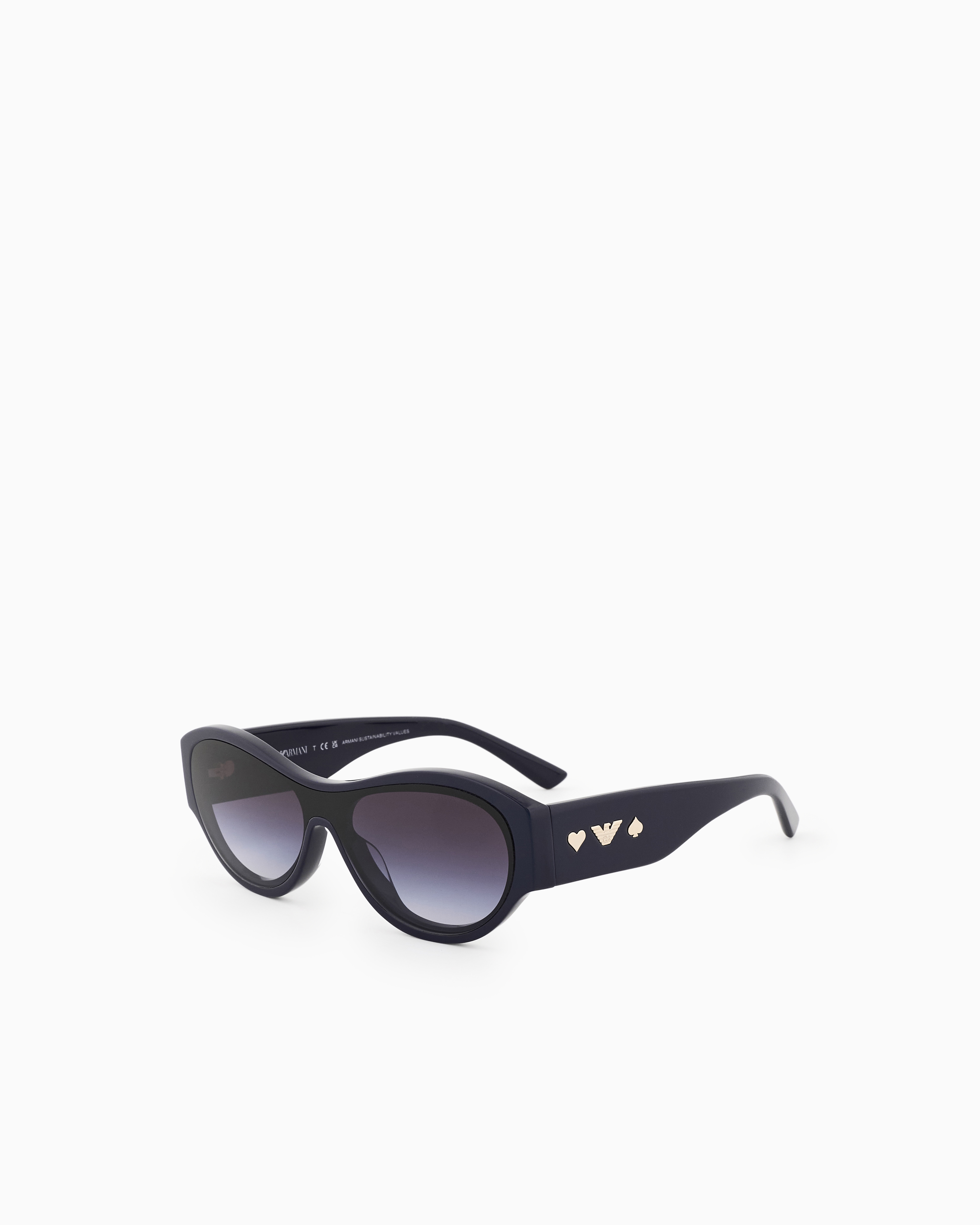 Emporio Armani - Women’s irregular-shaped sunglasses, Woman, Size: 36L