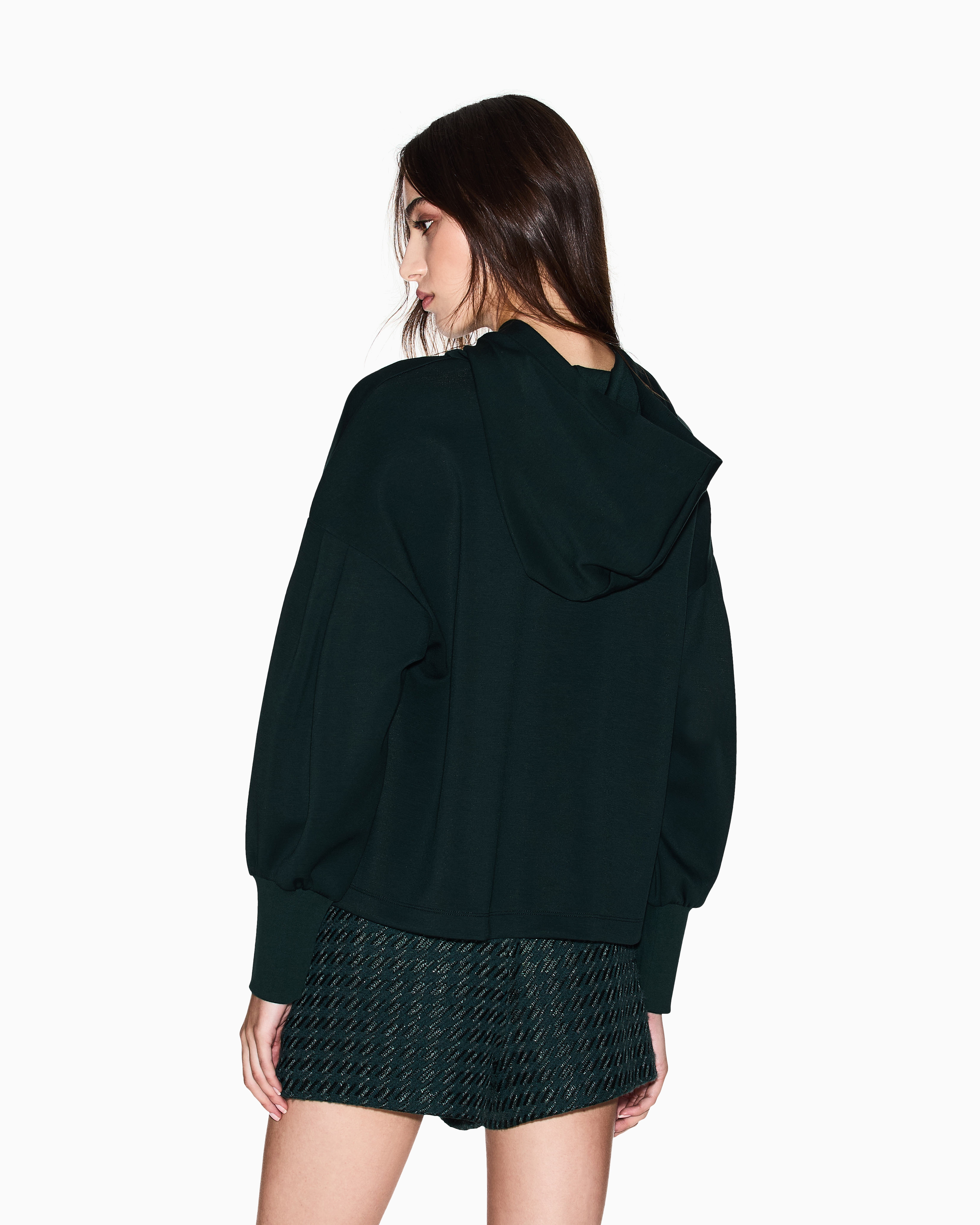 Sweatshirt with wide sleeves