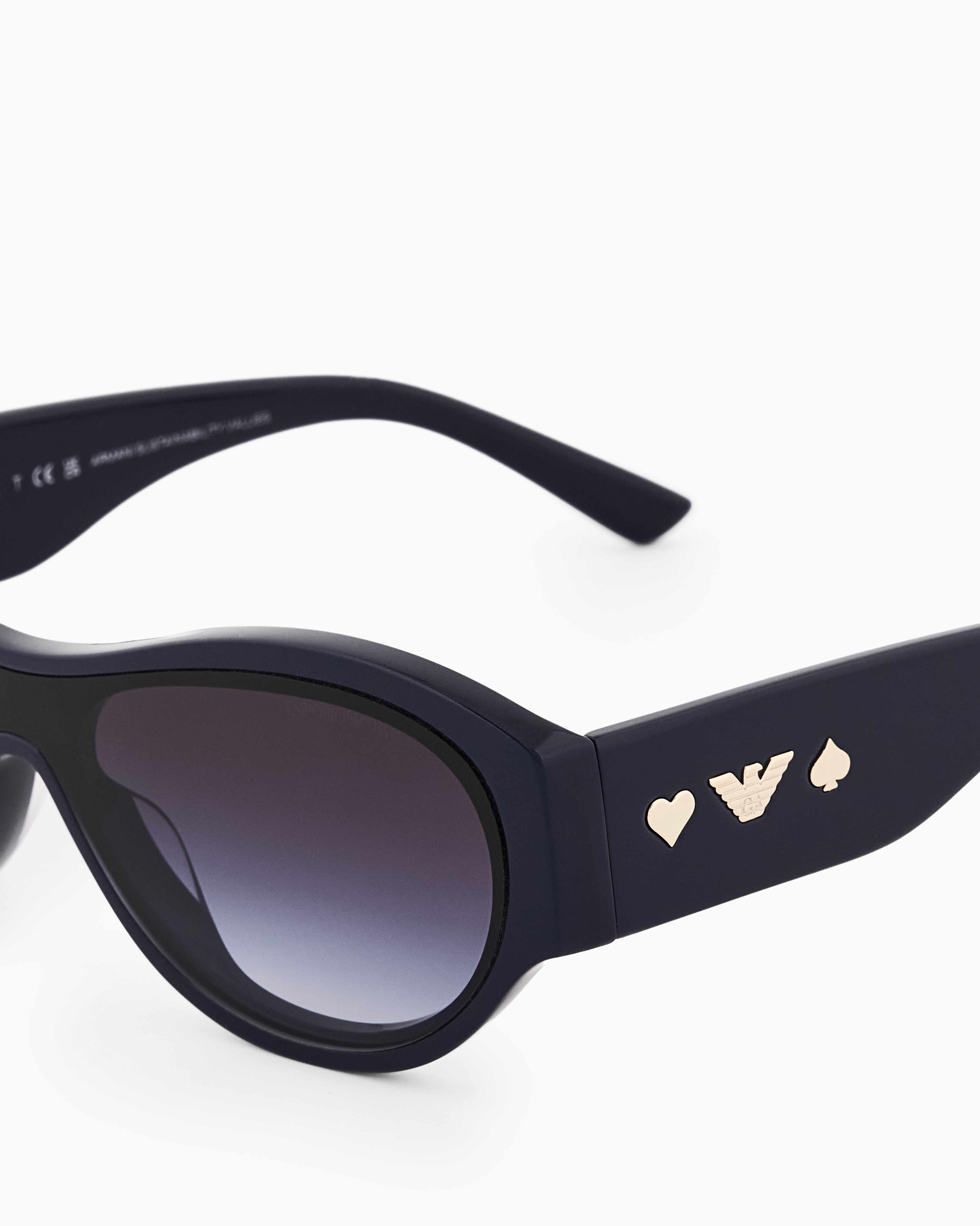Emporio Armani - Women’s irregular-shaped sunglasses, Woman, Size: 36L
